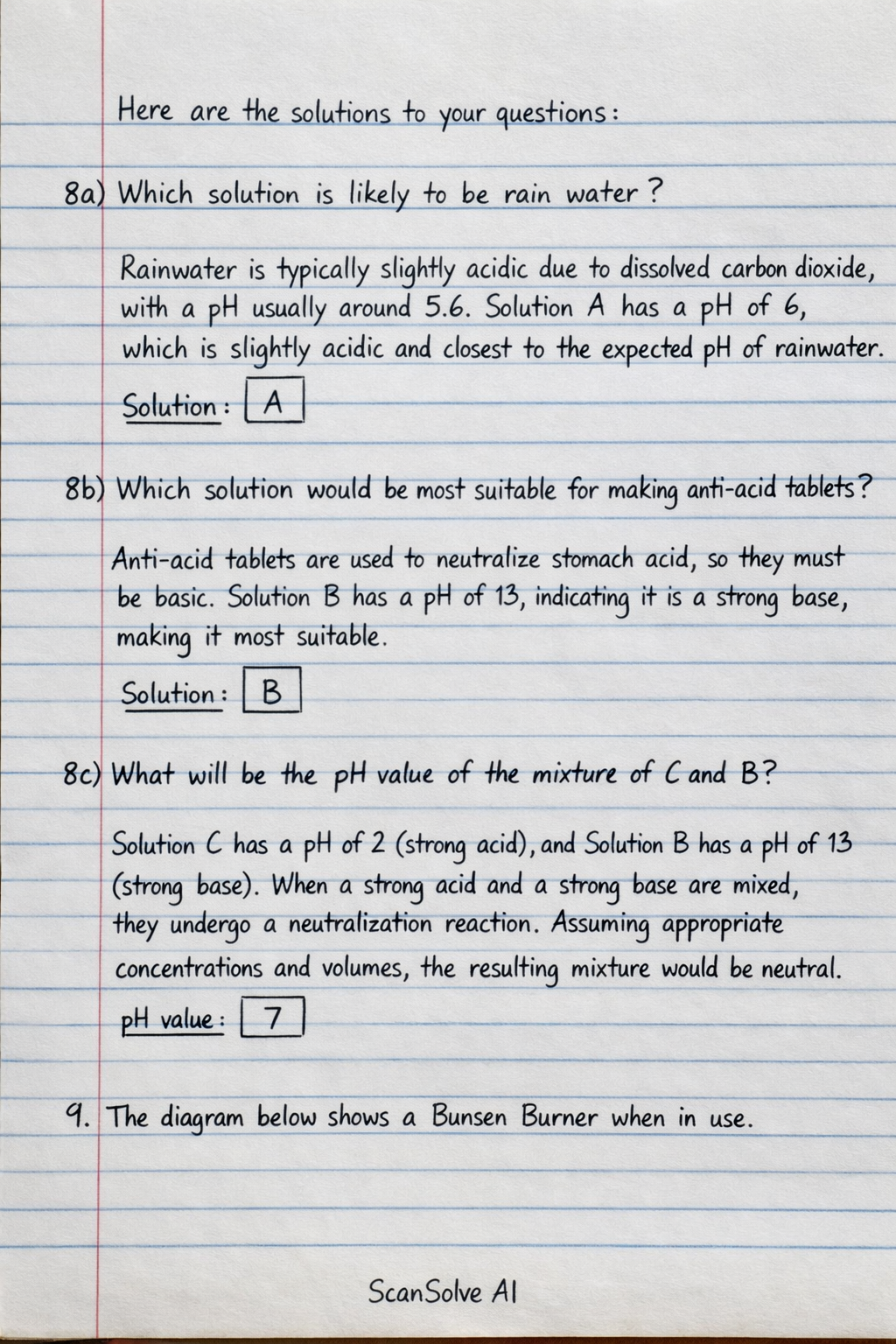 Handwritten step-by-step solution preview
