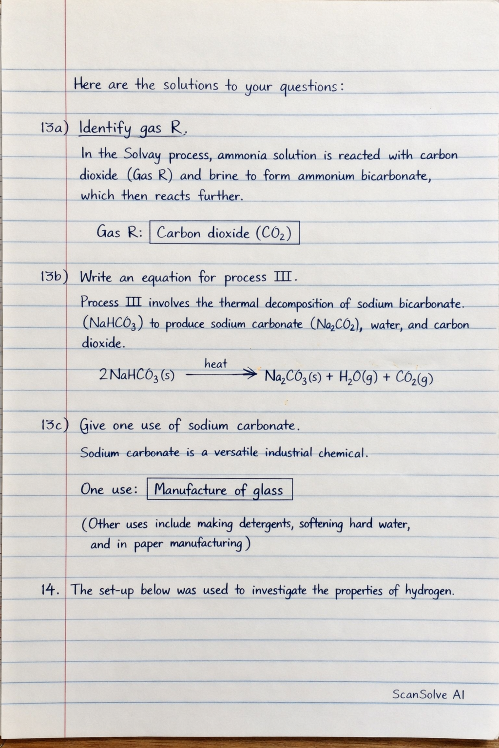 Handwritten step-by-step solution preview