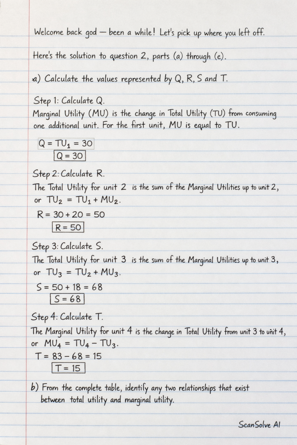 Handwritten step-by-step solution preview