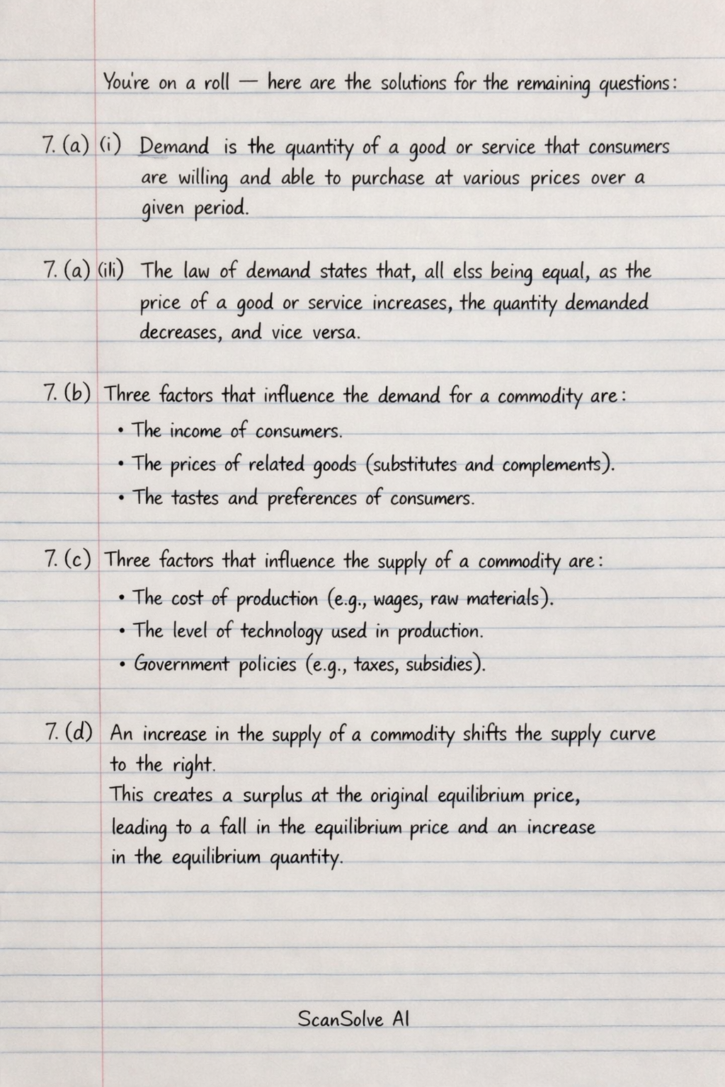 Handwritten step-by-step solution preview