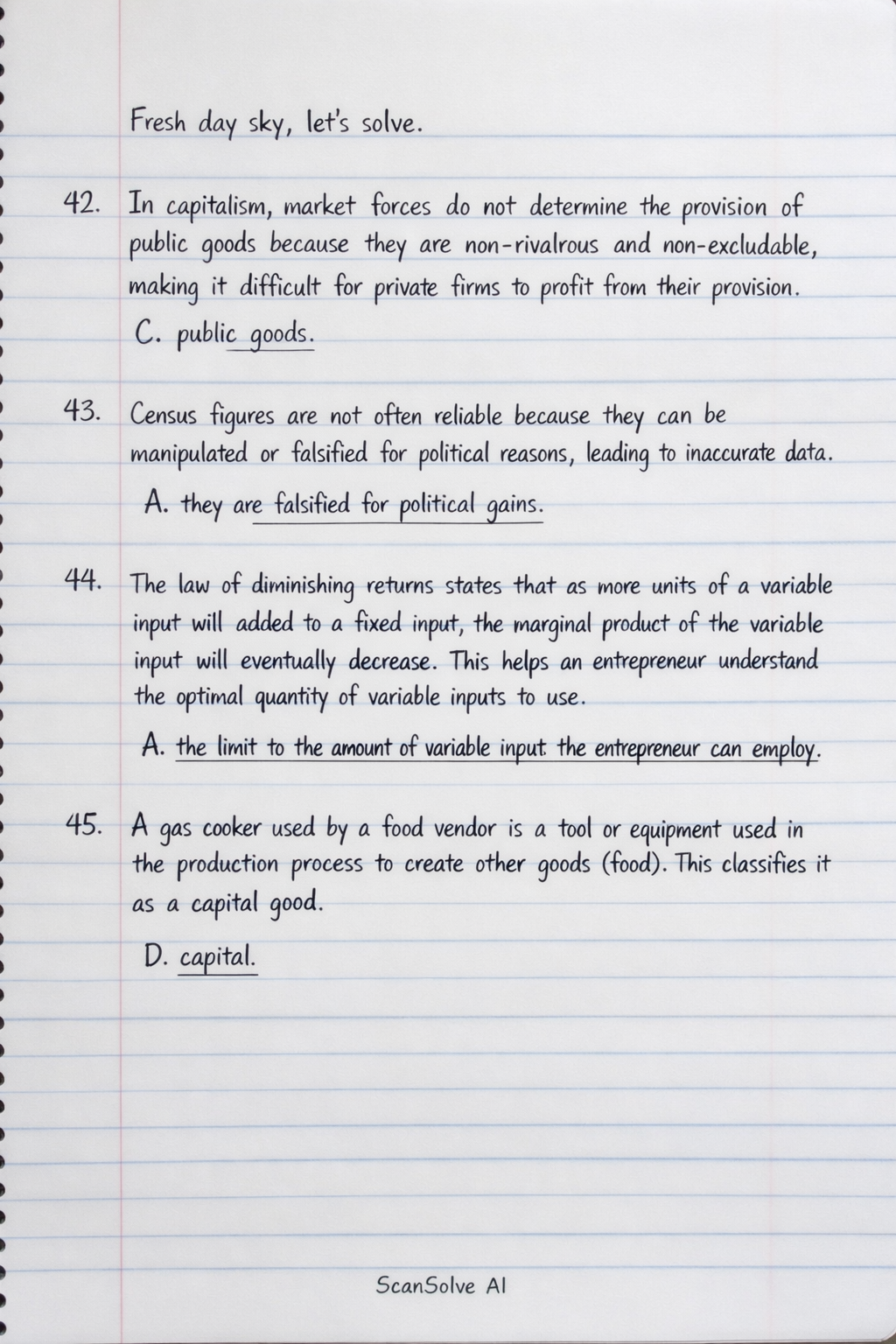 Handwritten step-by-step solution preview