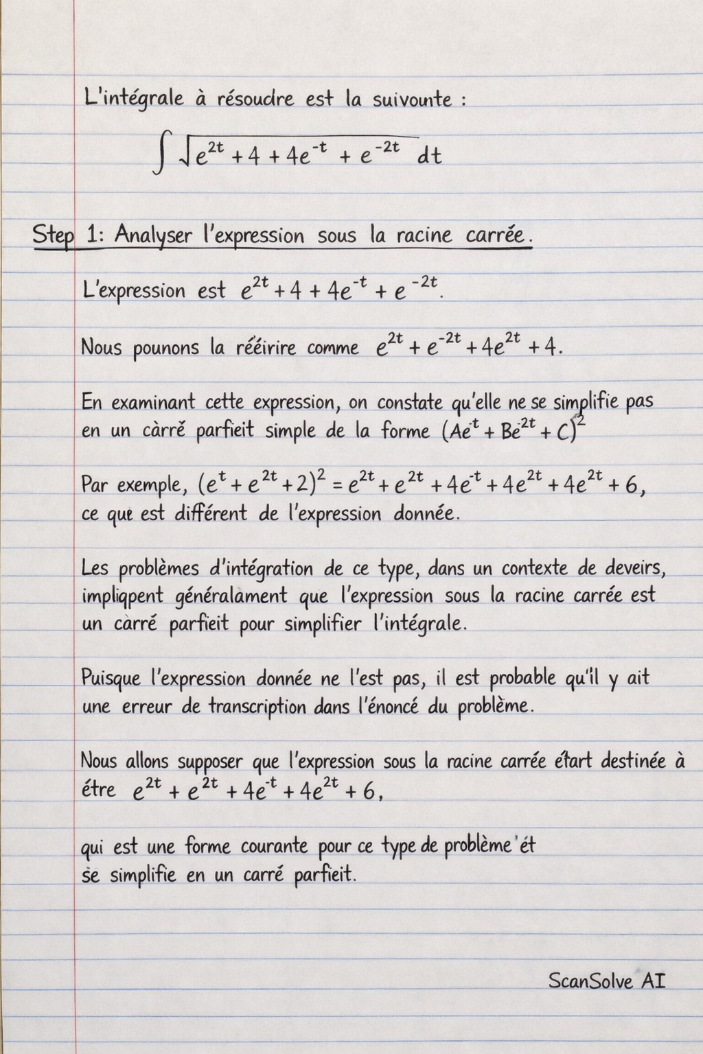 Handwritten step-by-step solution preview