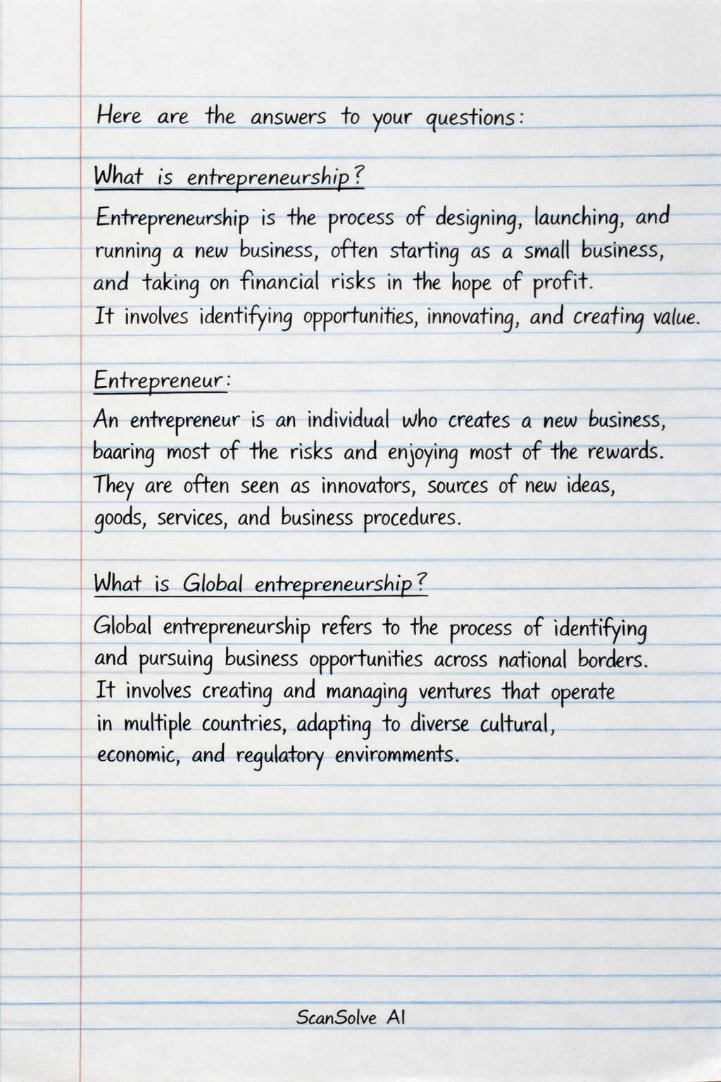 Handwritten step-by-step solution preview