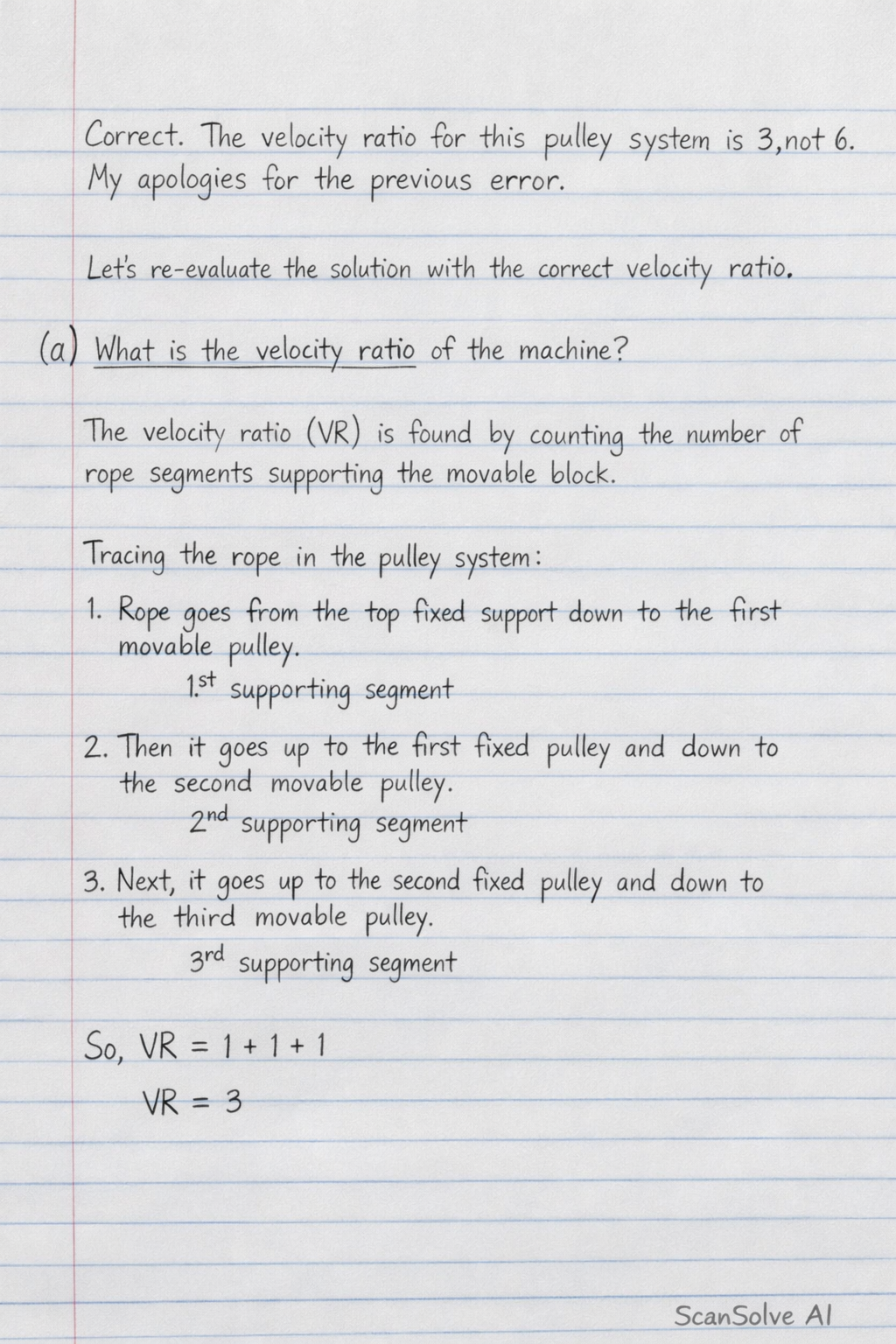 Handwritten step-by-step solution preview