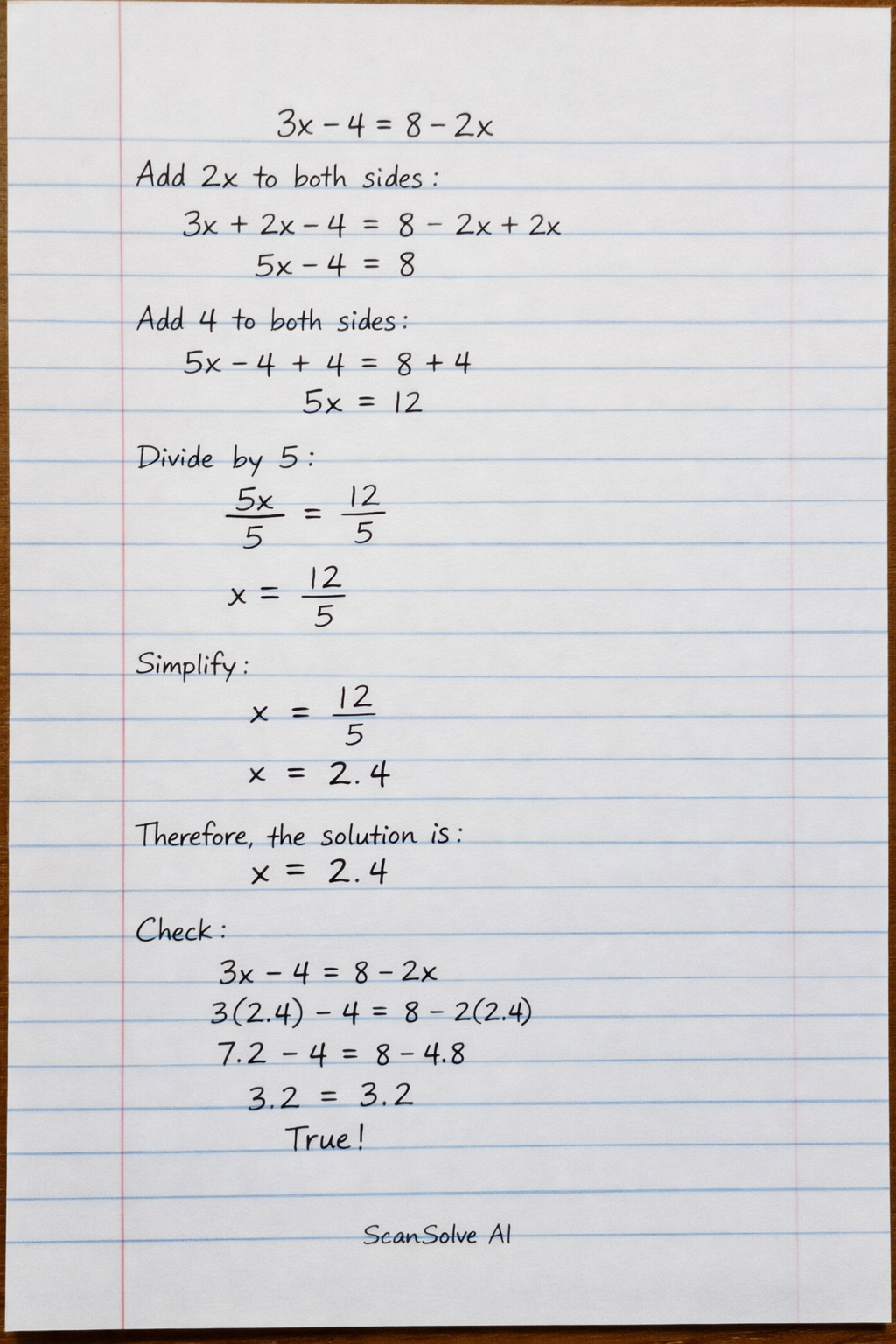 Handwritten step-by-step solution preview