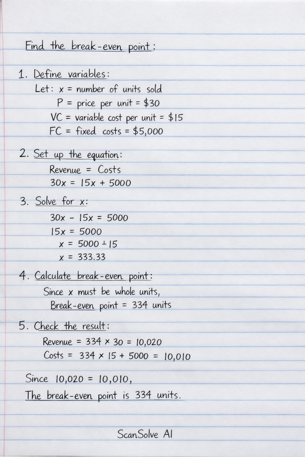 Handwritten step-by-step solution preview