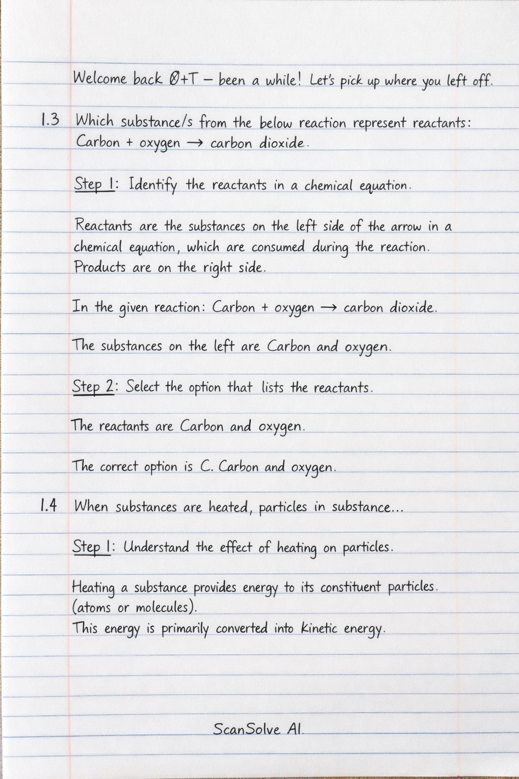 Handwritten step-by-step solution preview