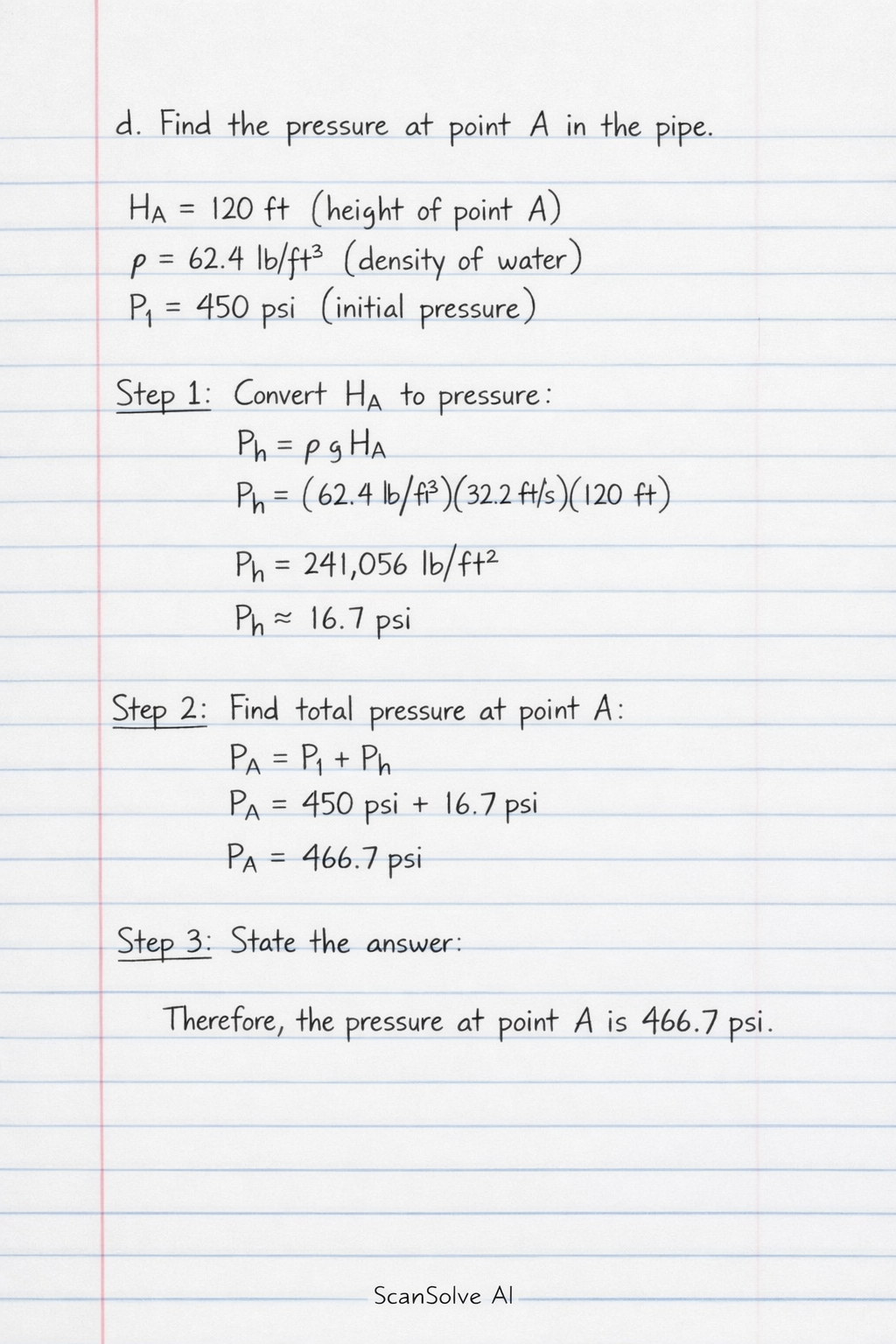 Handwritten step-by-step solution preview
