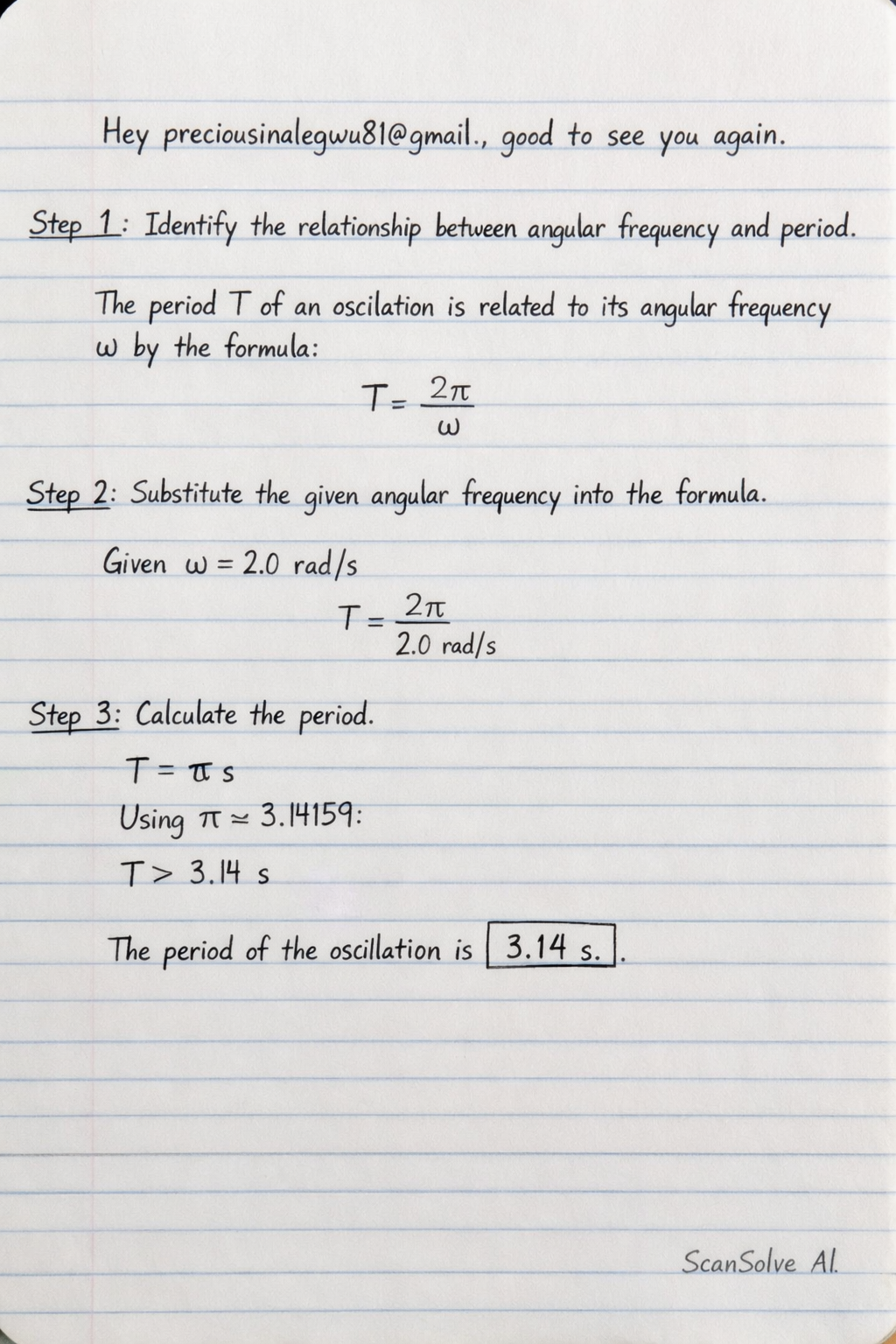 Handwritten step-by-step solution preview