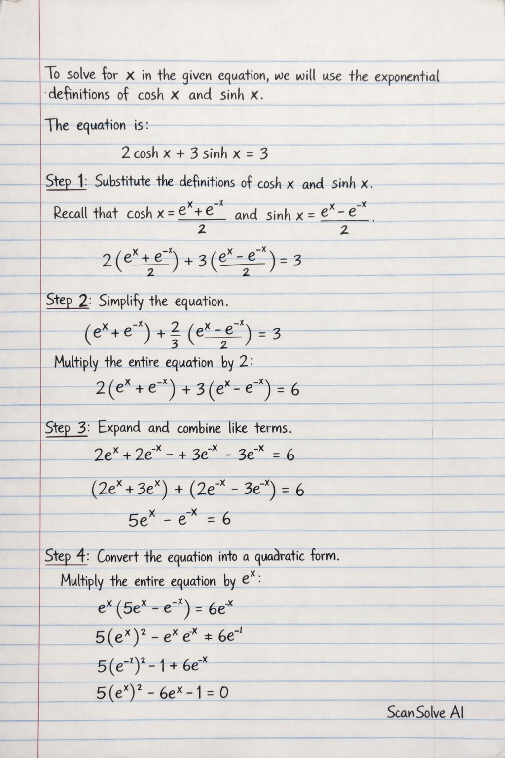 Handwritten step-by-step solution preview