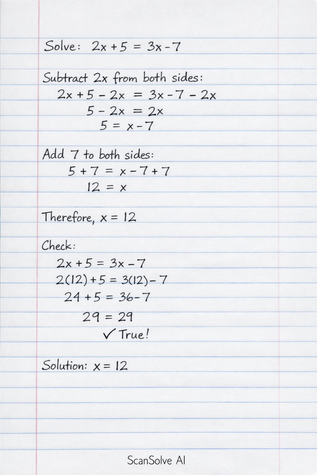 Handwritten step-by-step solution preview