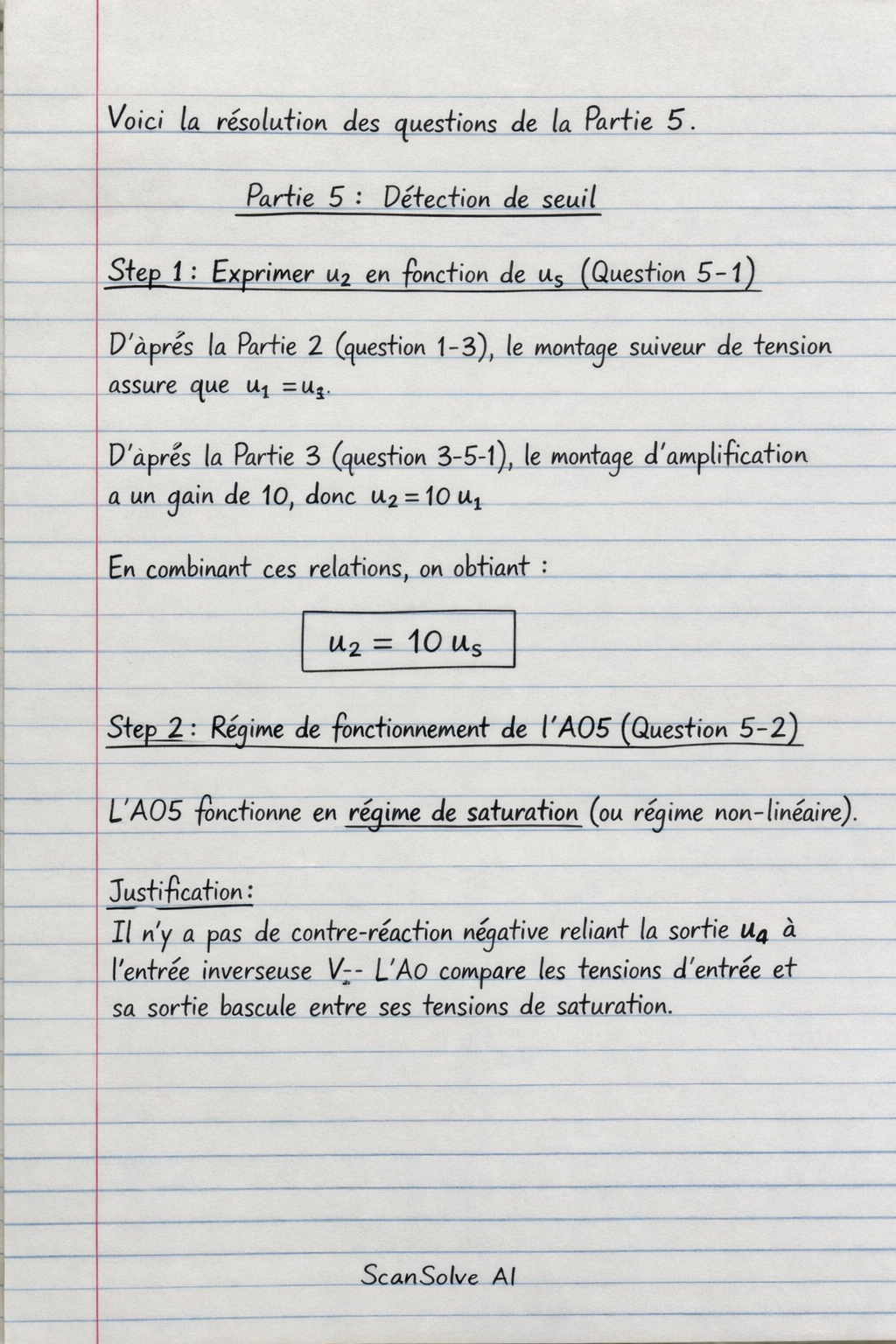 Handwritten step-by-step solution preview
