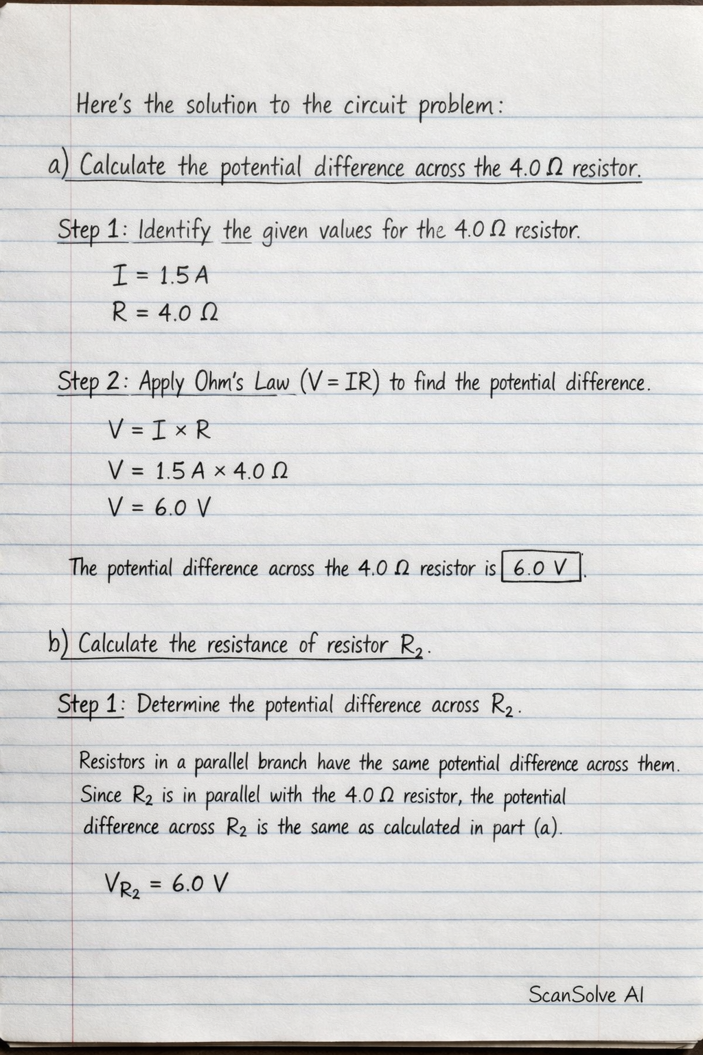 Handwritten step-by-step solution preview