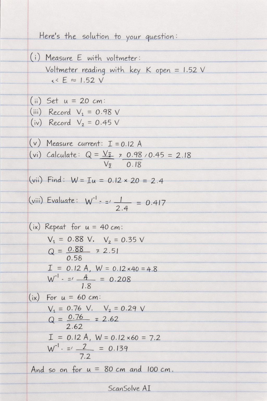 Handwritten step-by-step solution preview