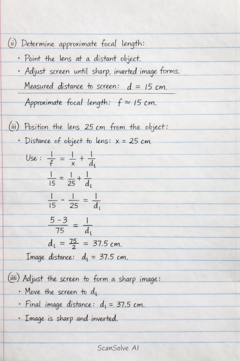 Handwritten step-by-step solution preview