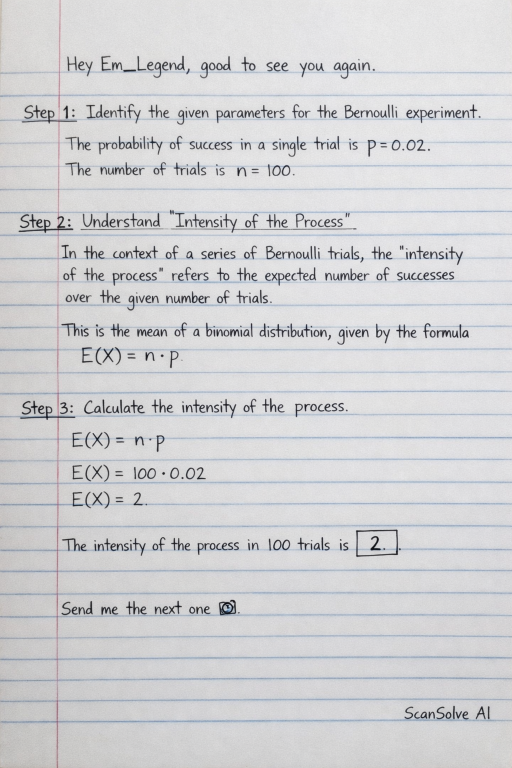 Handwritten step-by-step solution preview