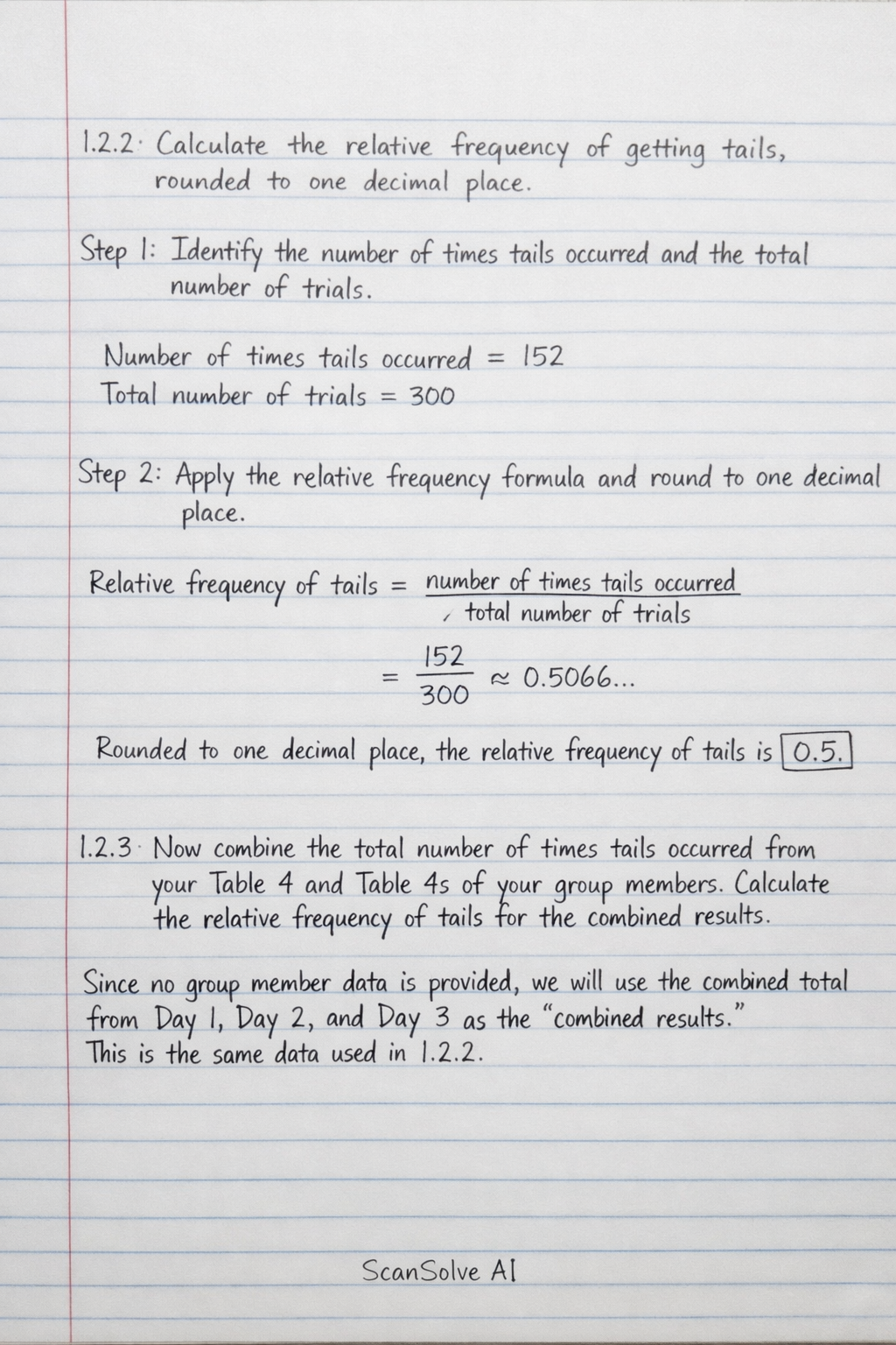 Handwritten step-by-step solution preview
