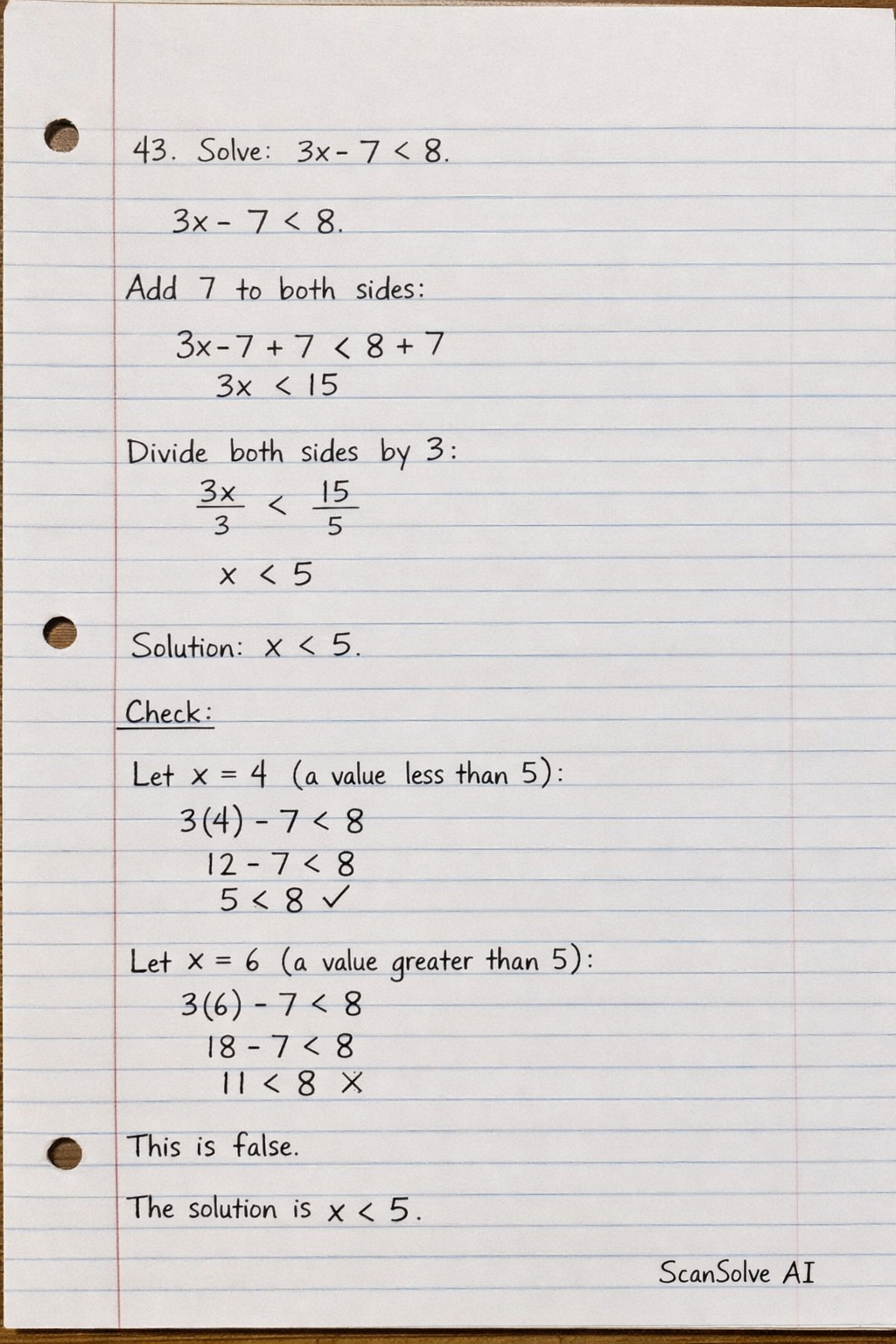 Handwritten step-by-step solution preview