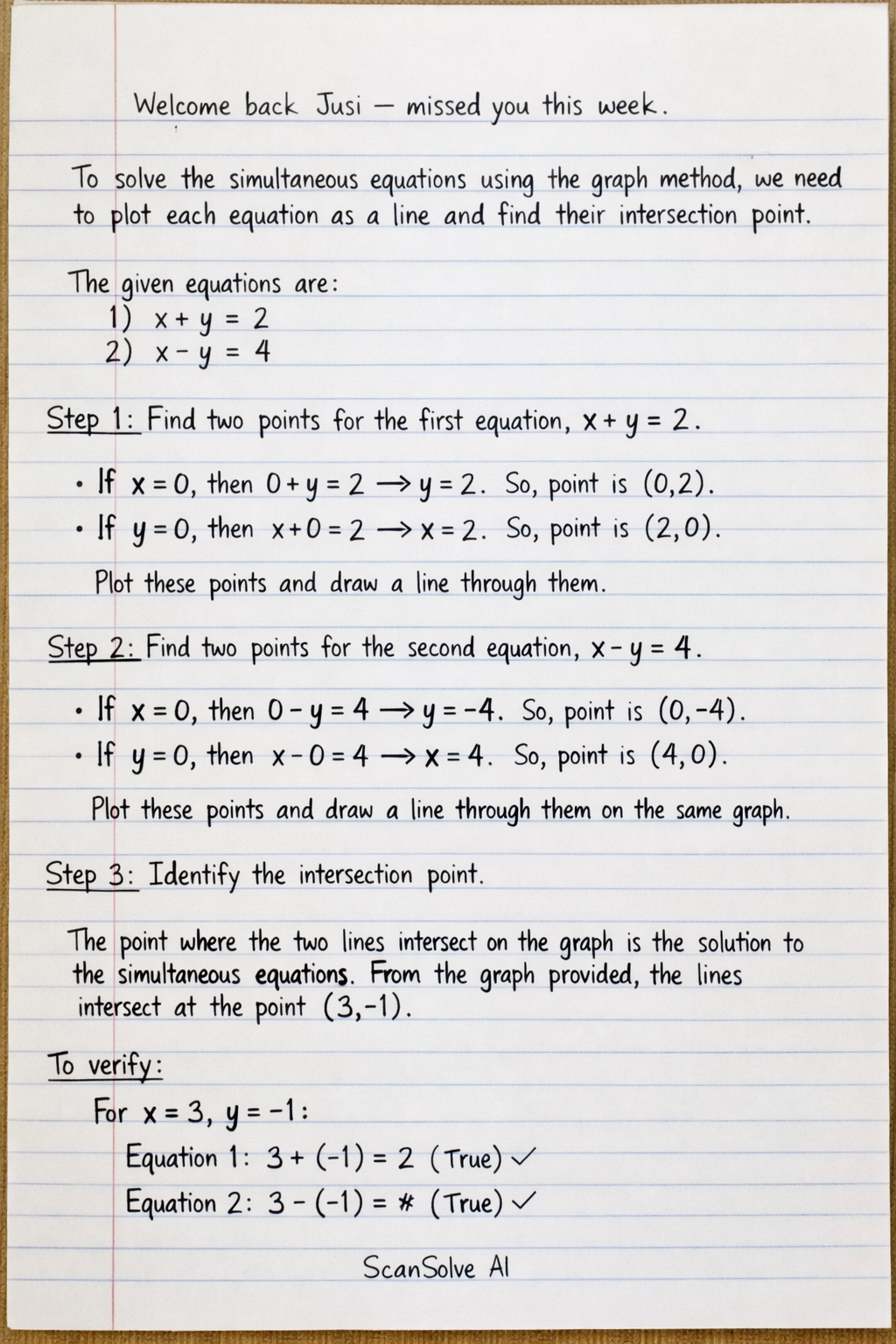 Handwritten step-by-step solution preview