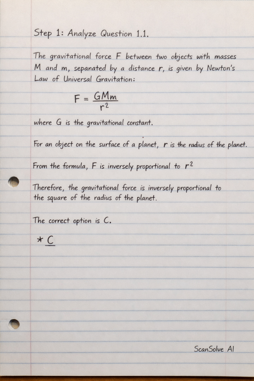 Handwritten step-by-step solution preview