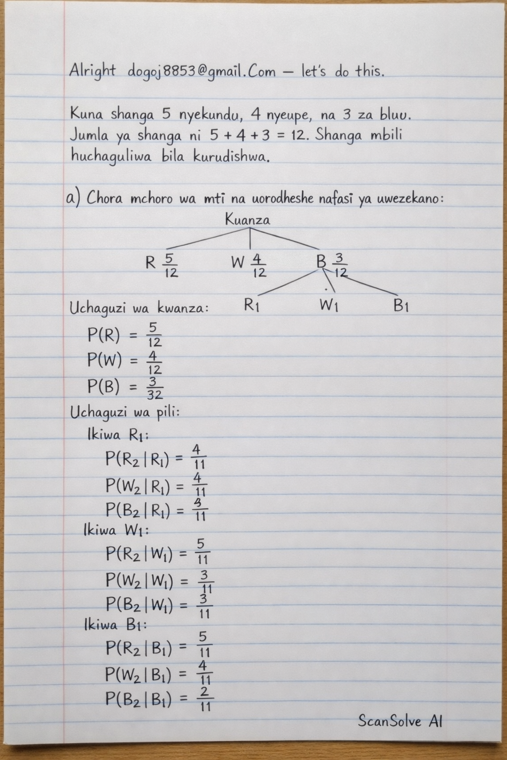 Handwritten step-by-step solution preview