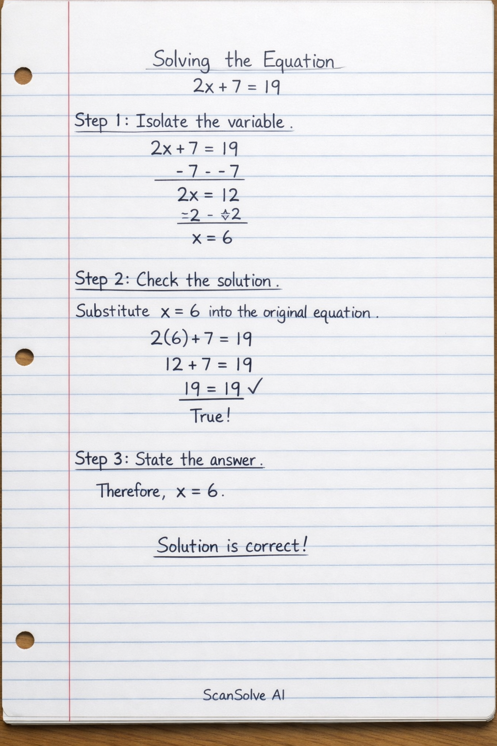Handwritten step-by-step solution preview