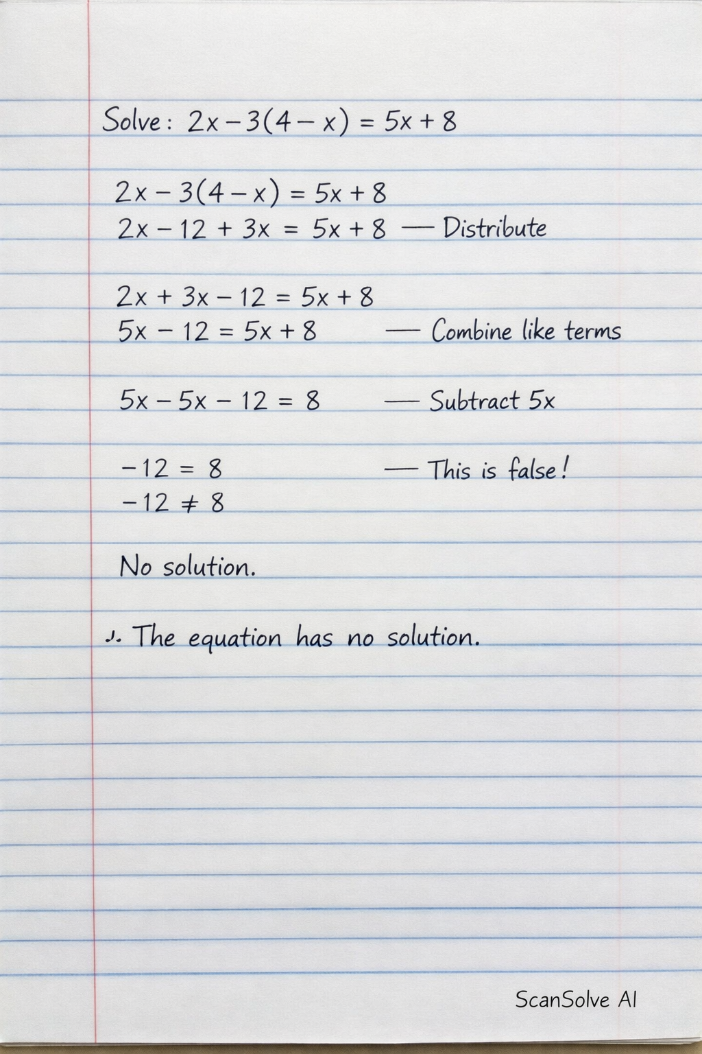 Handwritten step-by-step solution preview