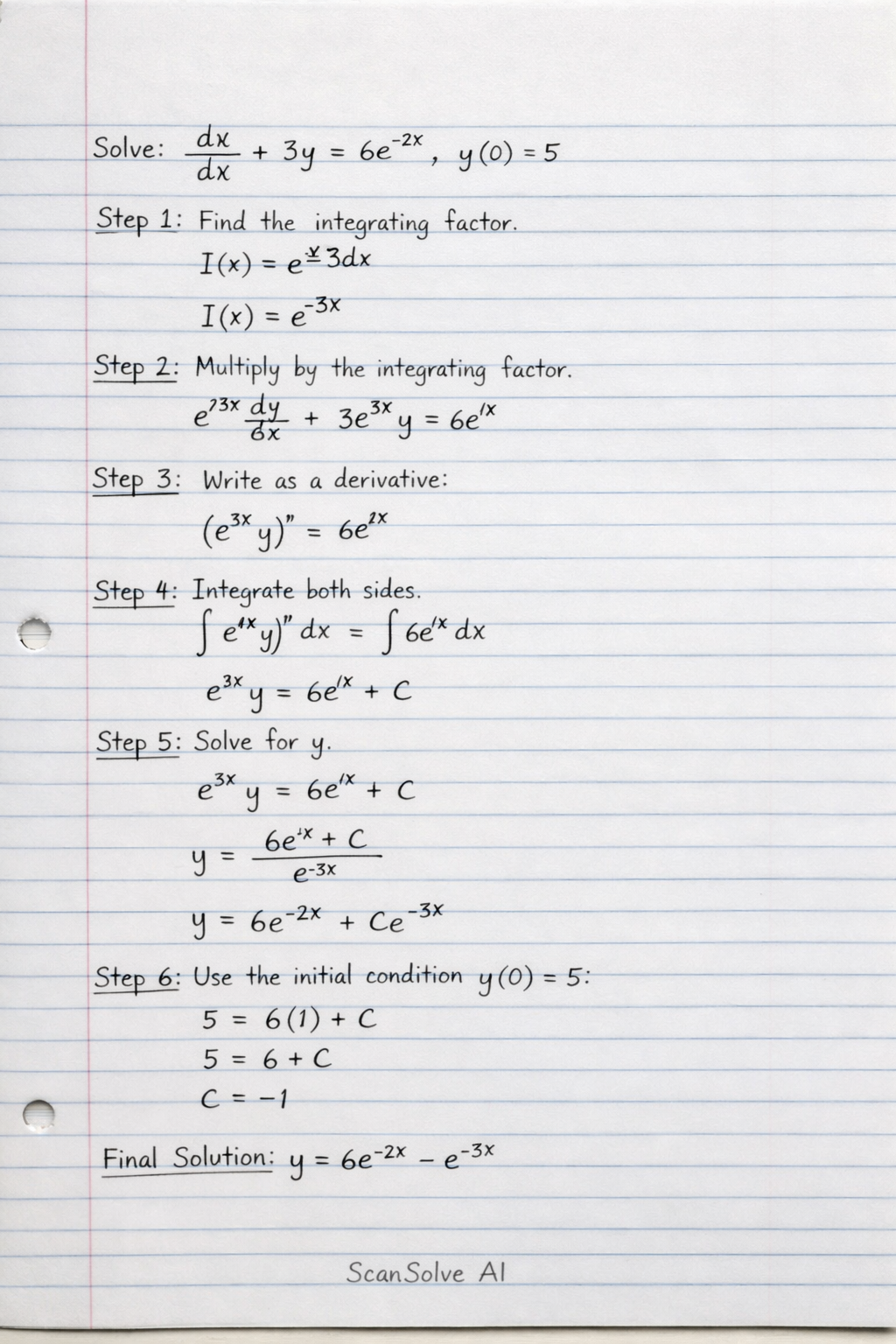 Handwritten step-by-step solution preview