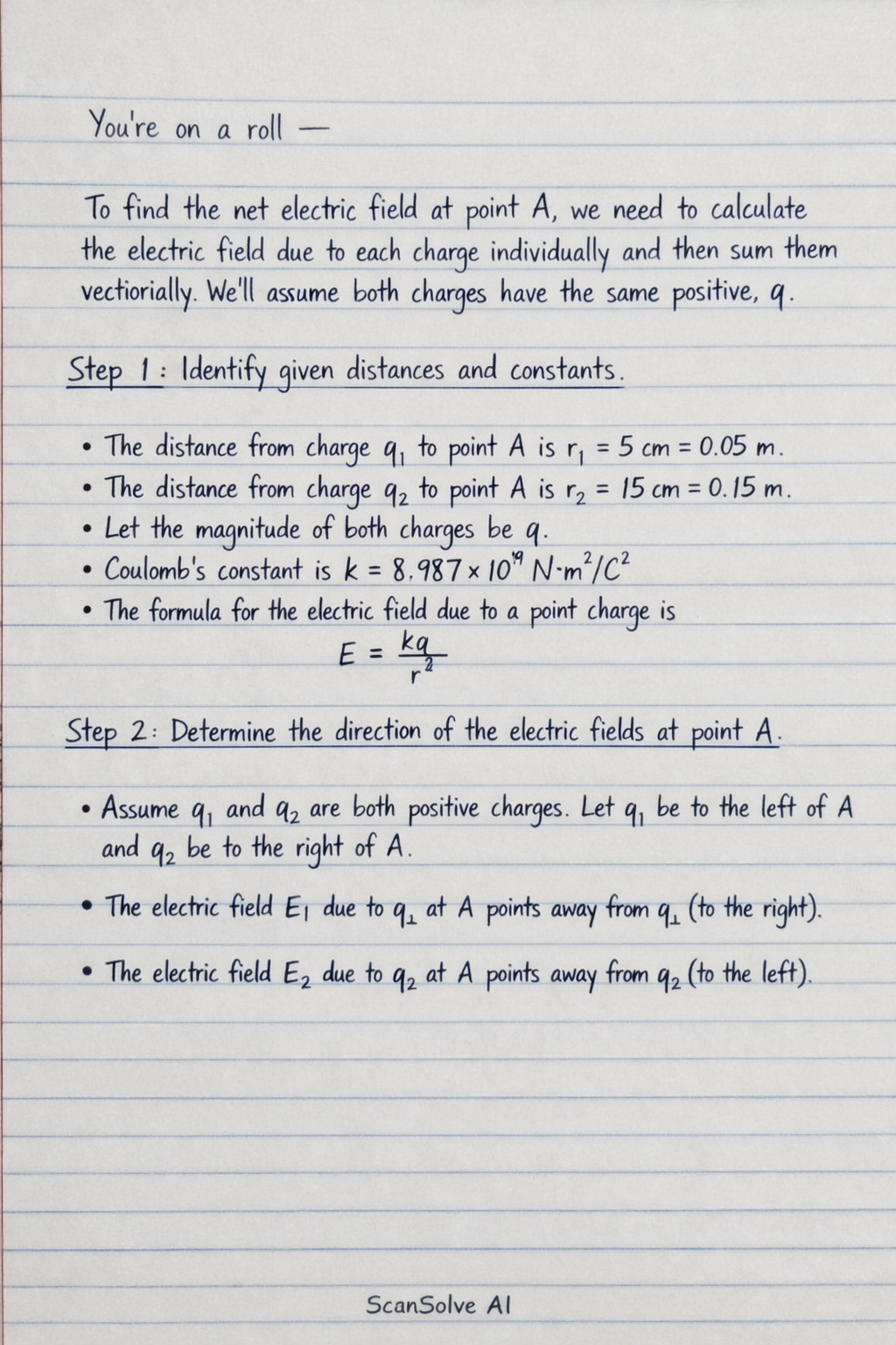 Handwritten step-by-step solution preview