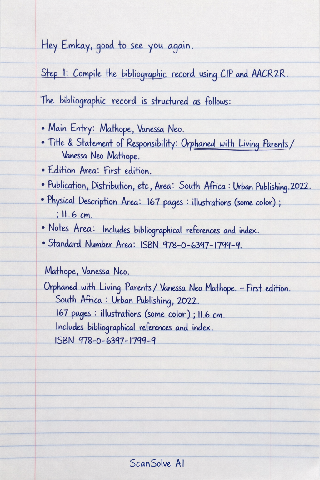 Handwritten step-by-step solution preview