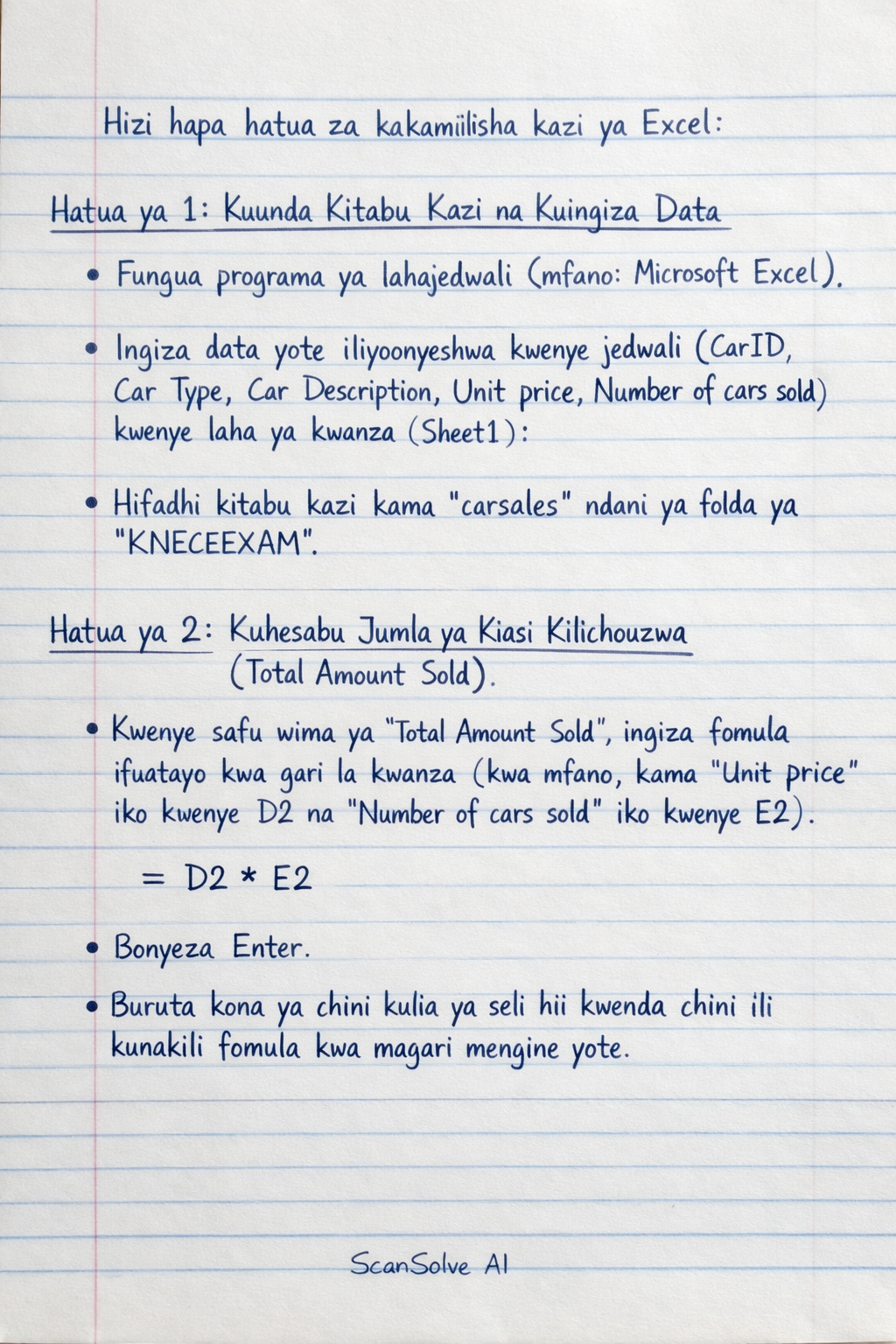 Handwritten step-by-step solution preview
