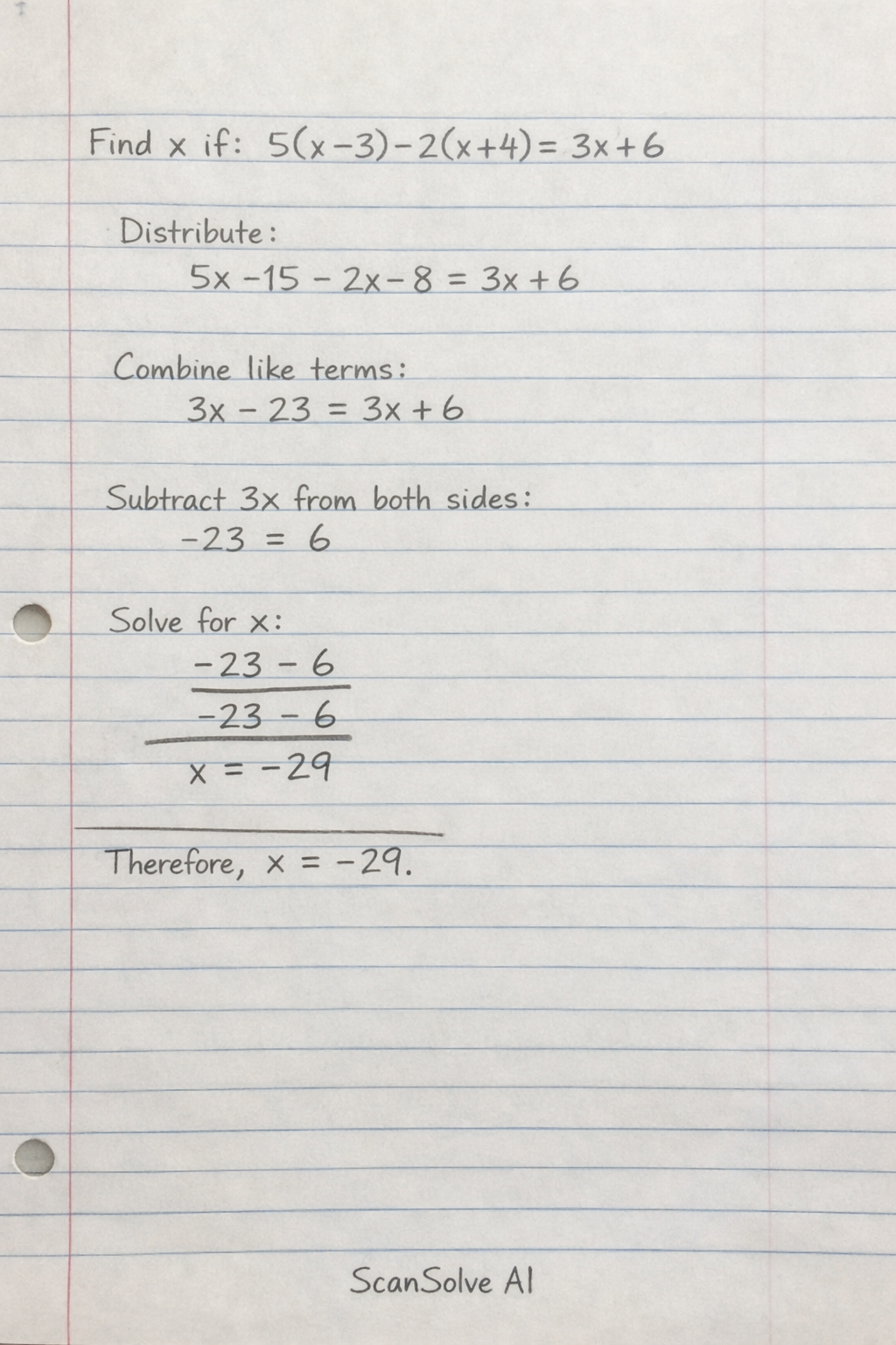 Handwritten step-by-step solution preview