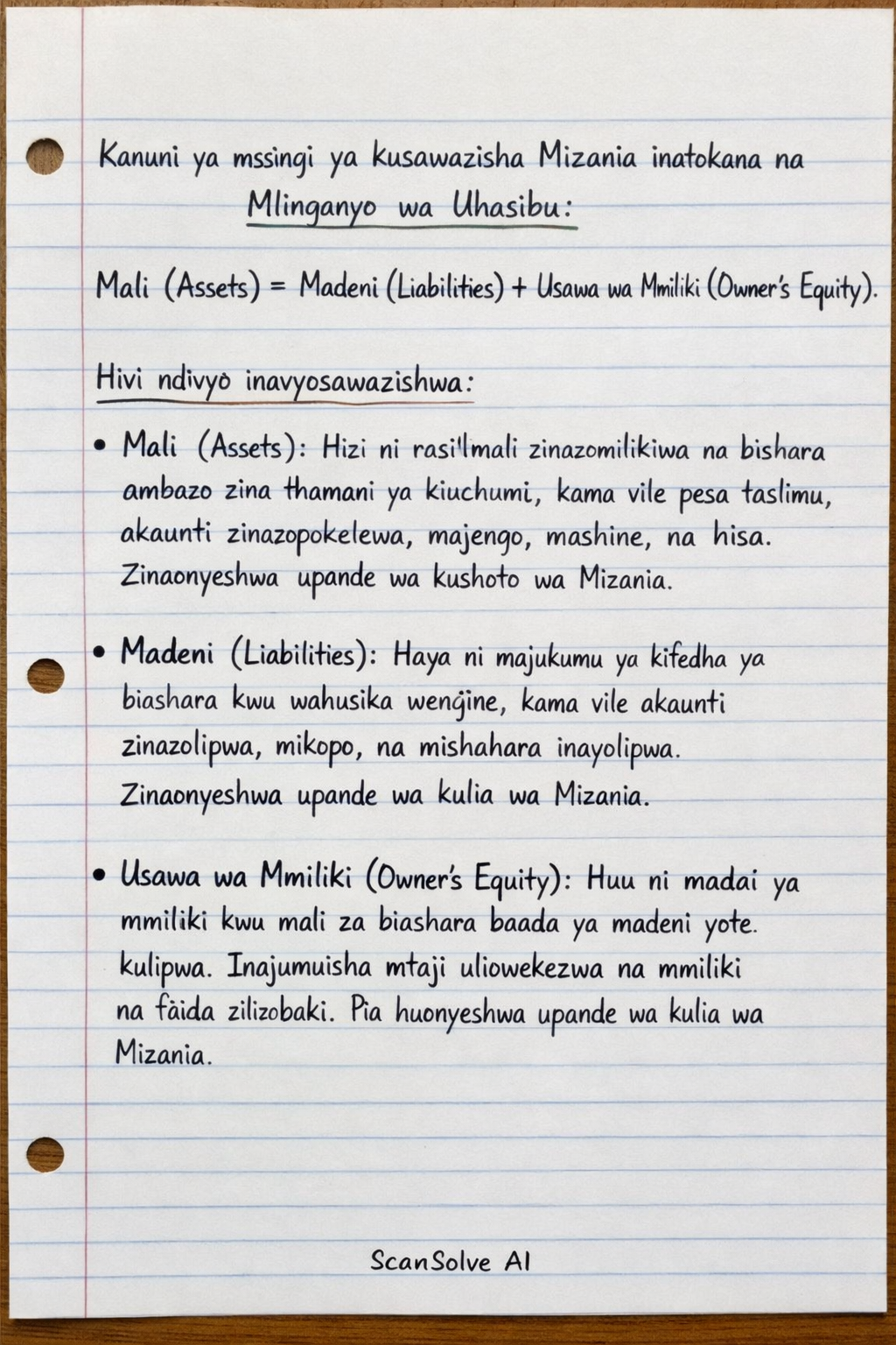 Handwritten step-by-step solution preview