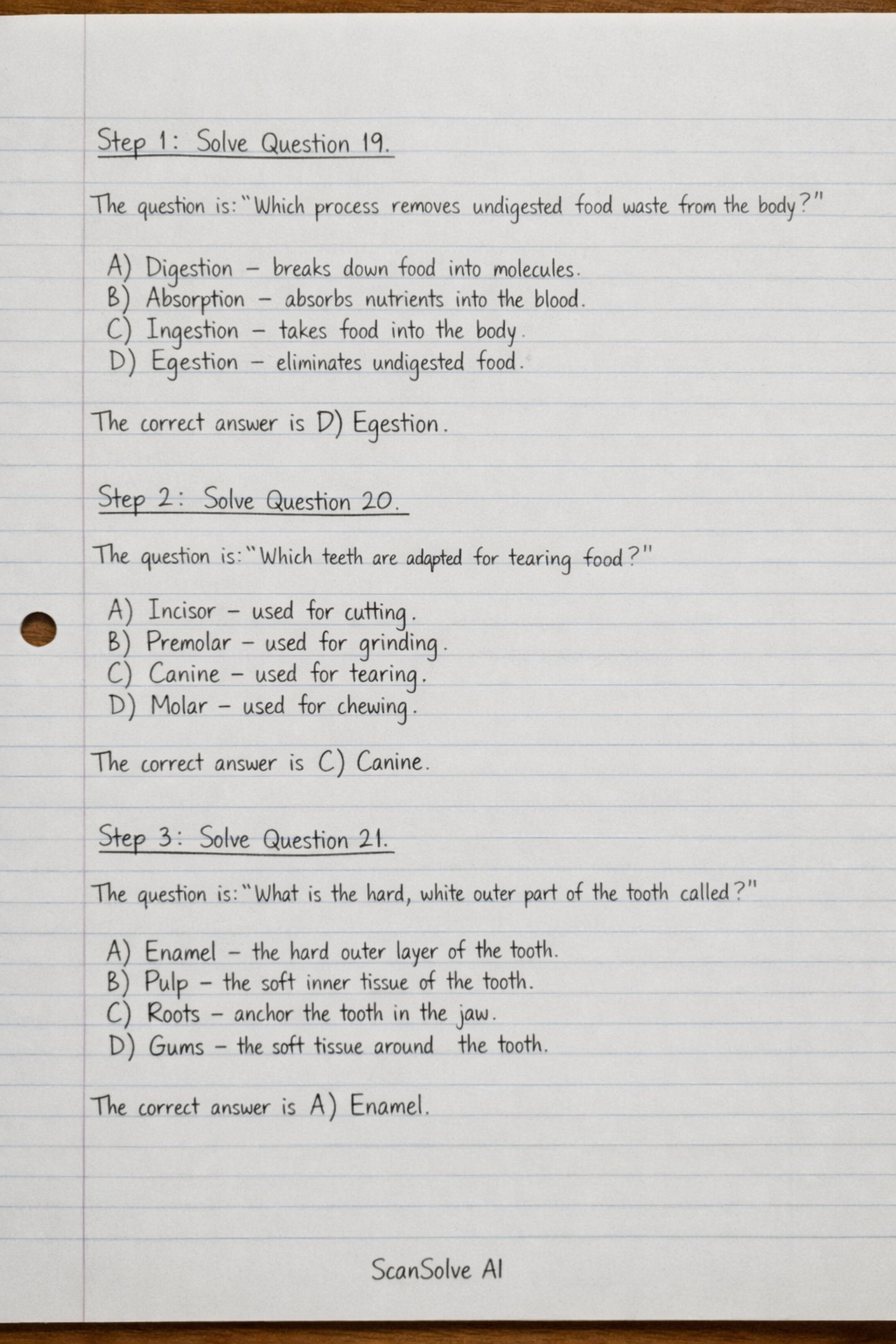 Handwritten step-by-step solution preview