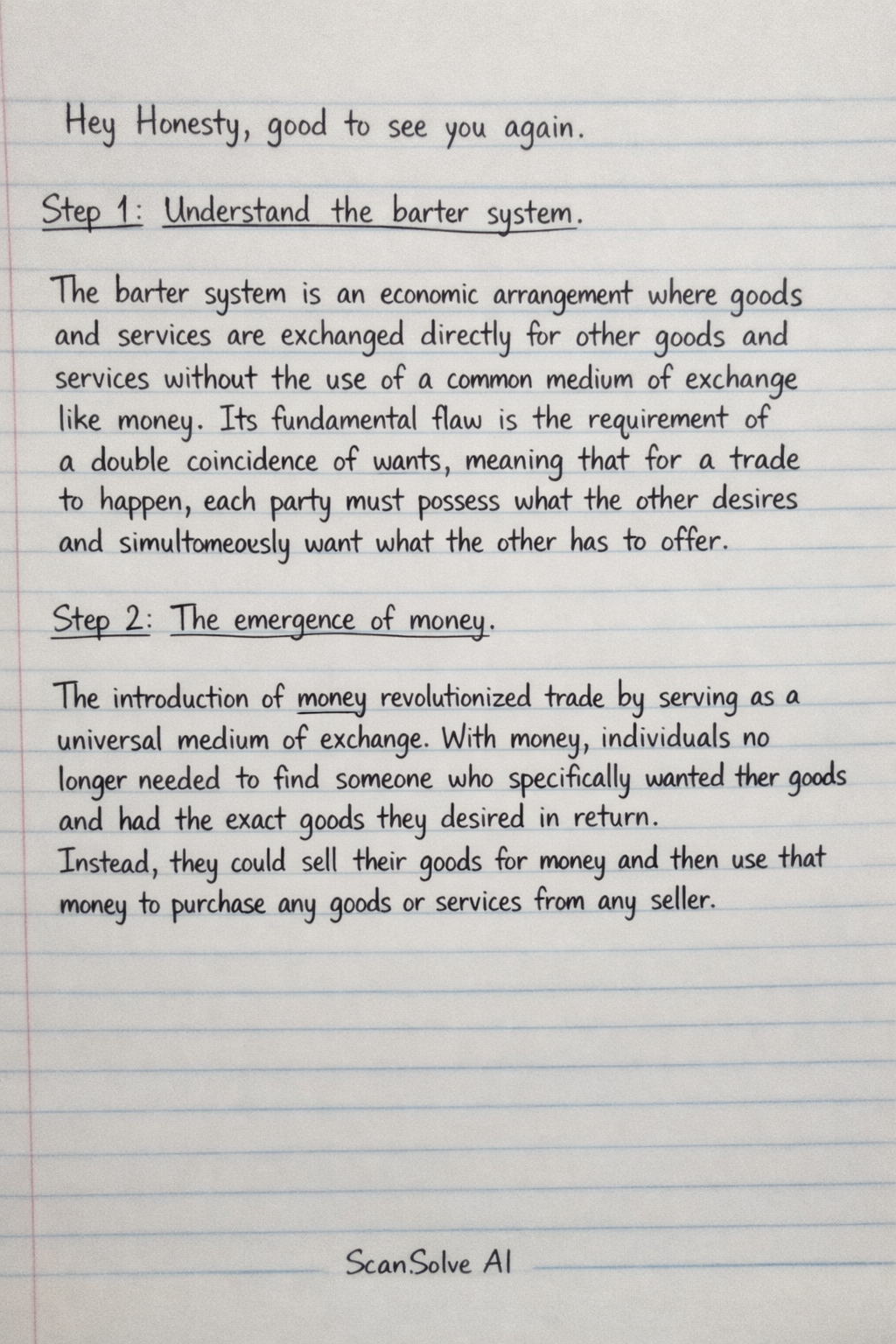 Handwritten step-by-step solution preview
