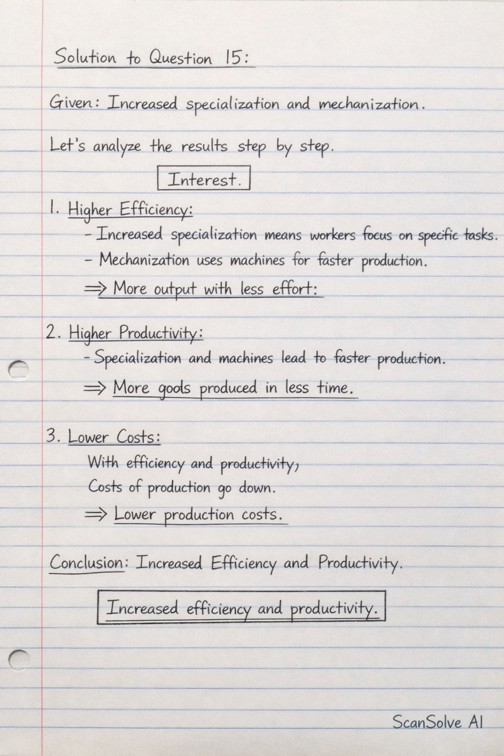 Handwritten step-by-step solution preview