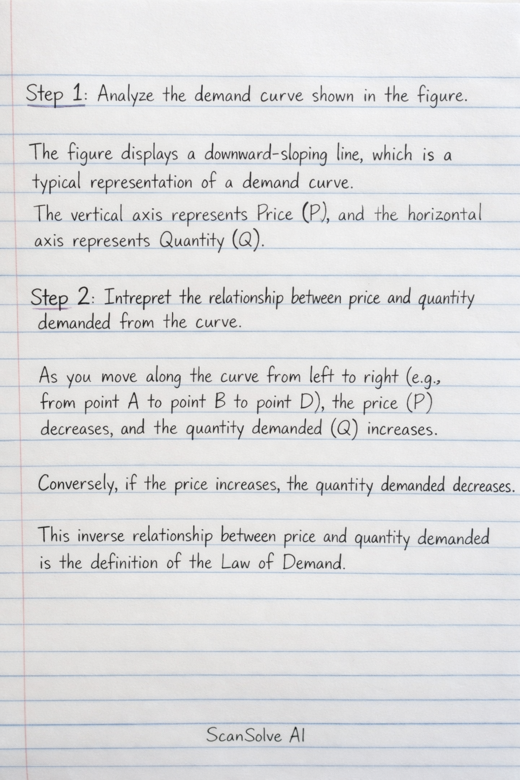 Handwritten step-by-step solution preview