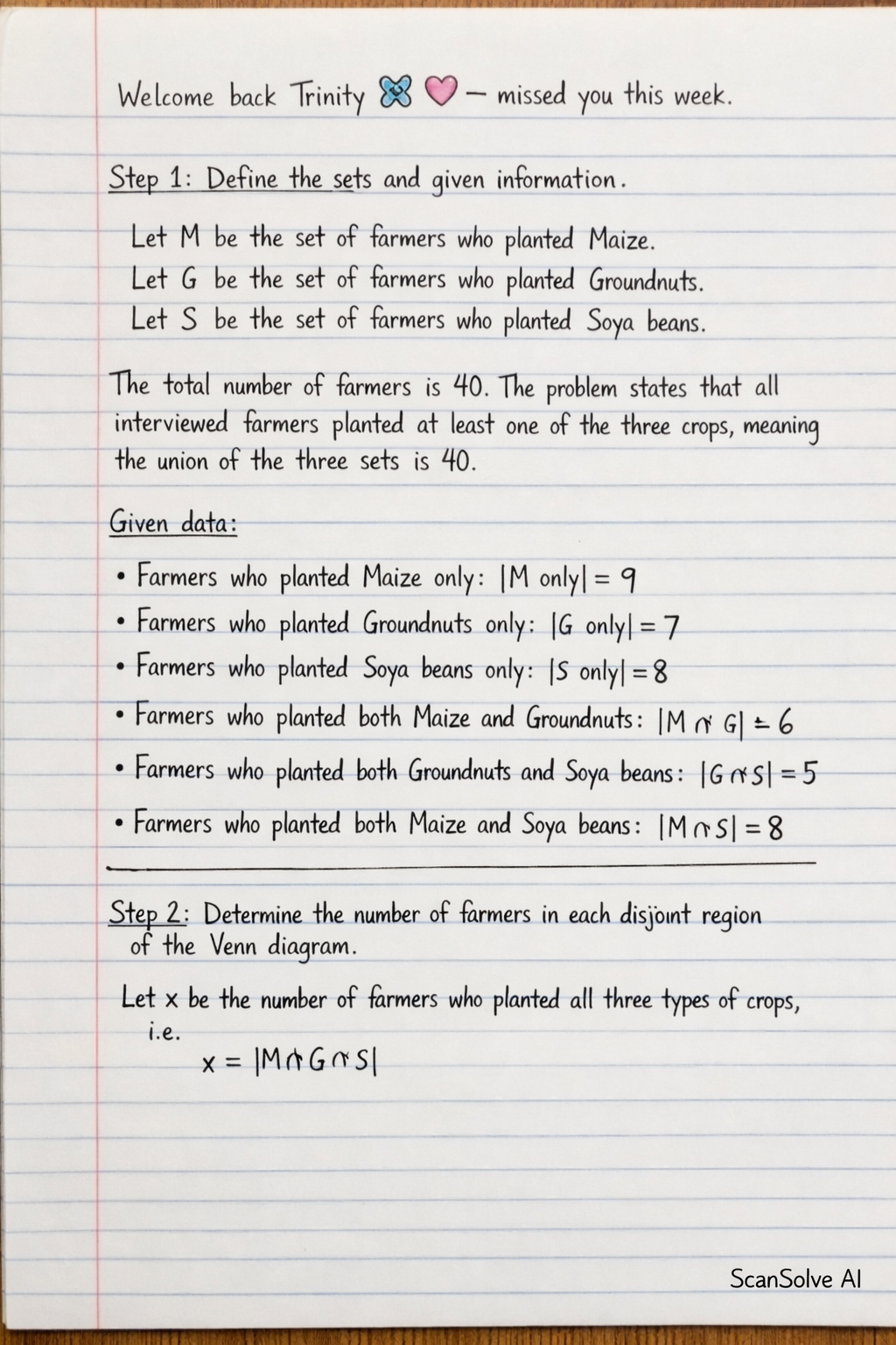Handwritten step-by-step solution preview