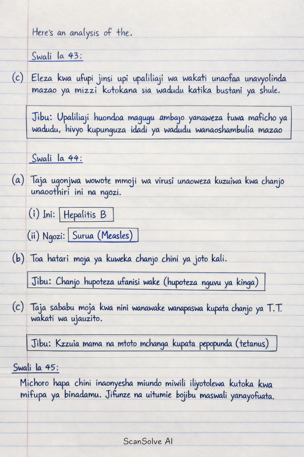 Handwritten step-by-step solution preview