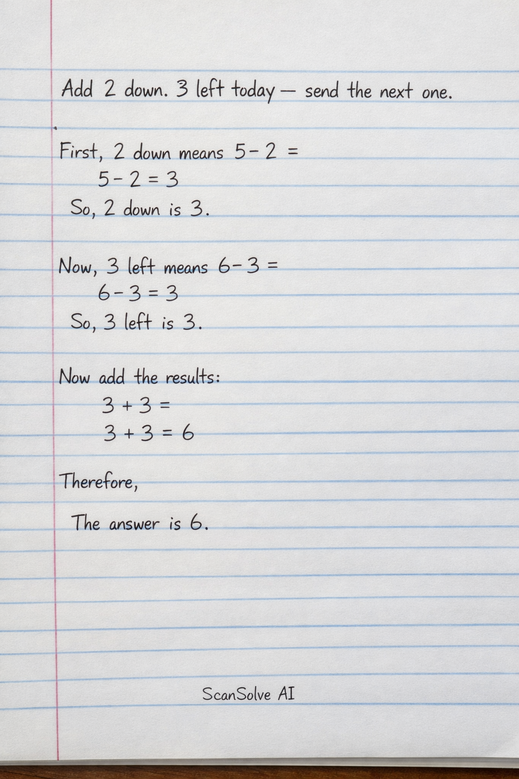 Handwritten step-by-step solution preview