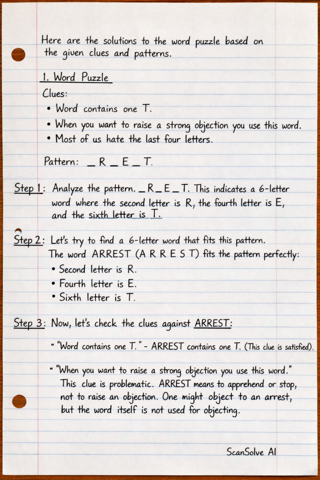 Handwritten step-by-step solution preview