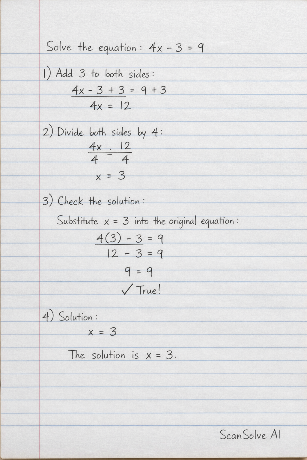 Handwritten step-by-step solution preview