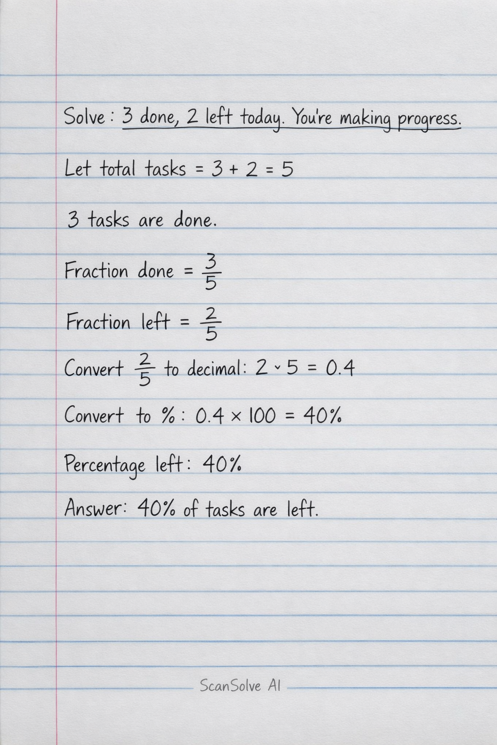 Handwritten step-by-step solution preview