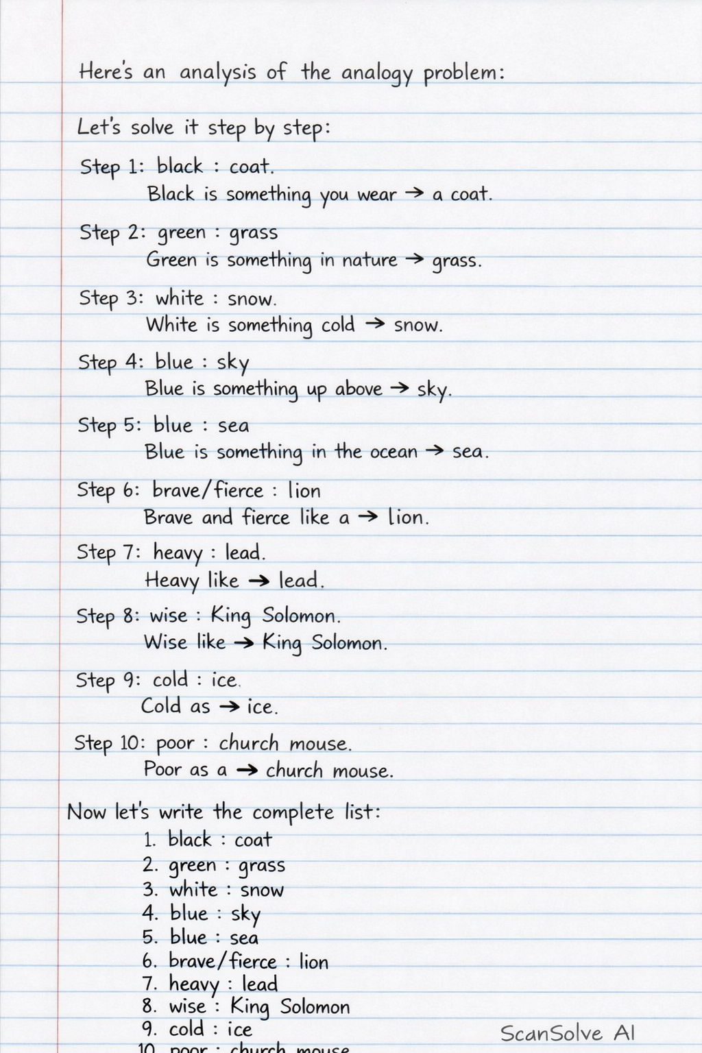 Handwritten step-by-step solution preview