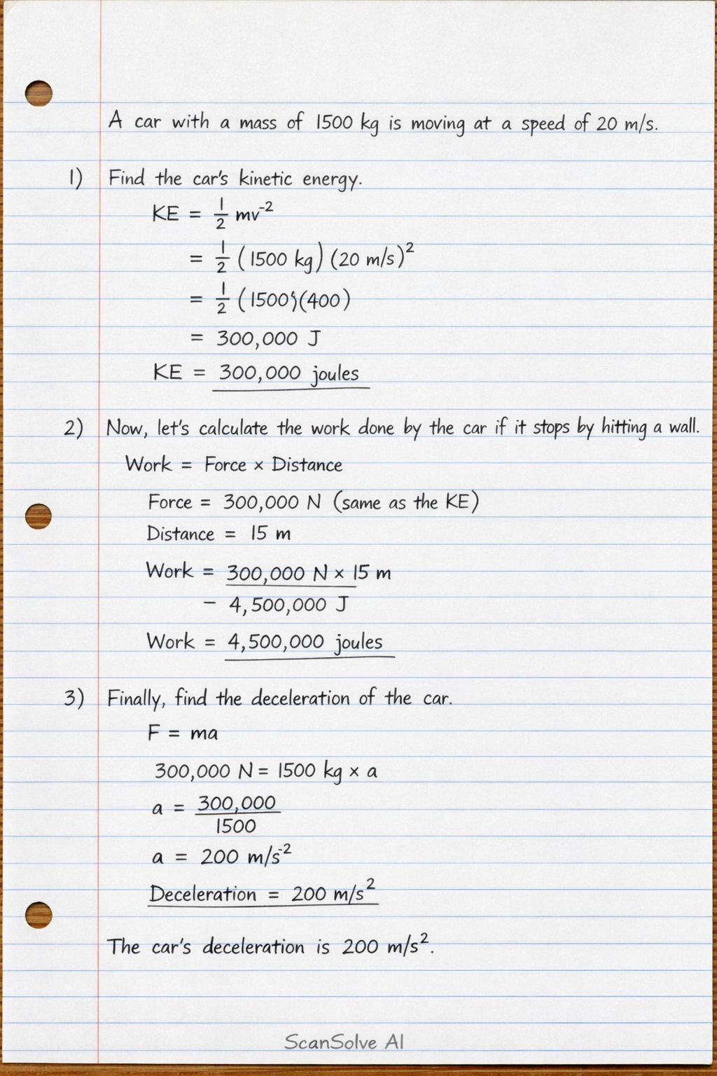 Handwritten step-by-step solution preview