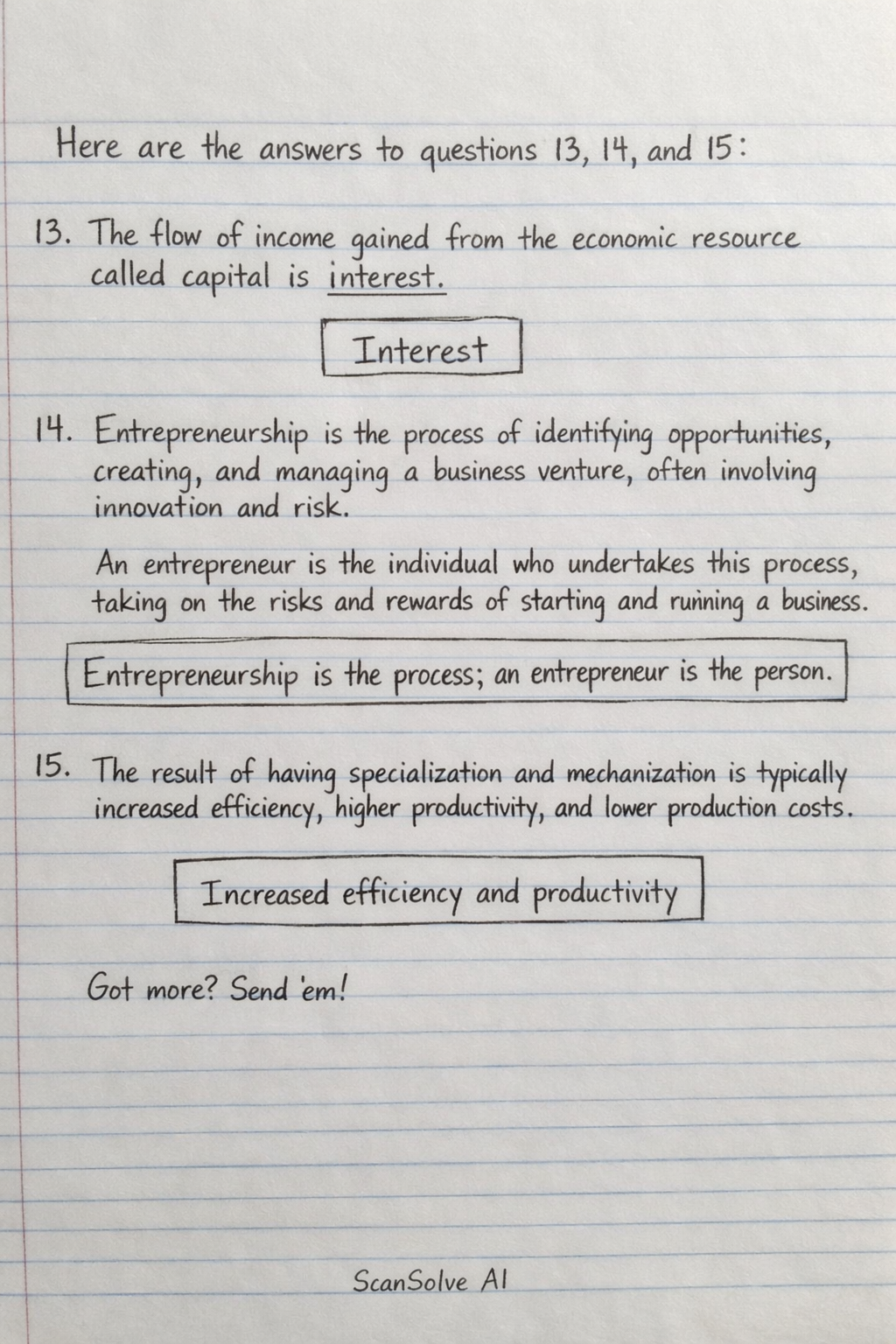 Handwritten step-by-step solution preview
