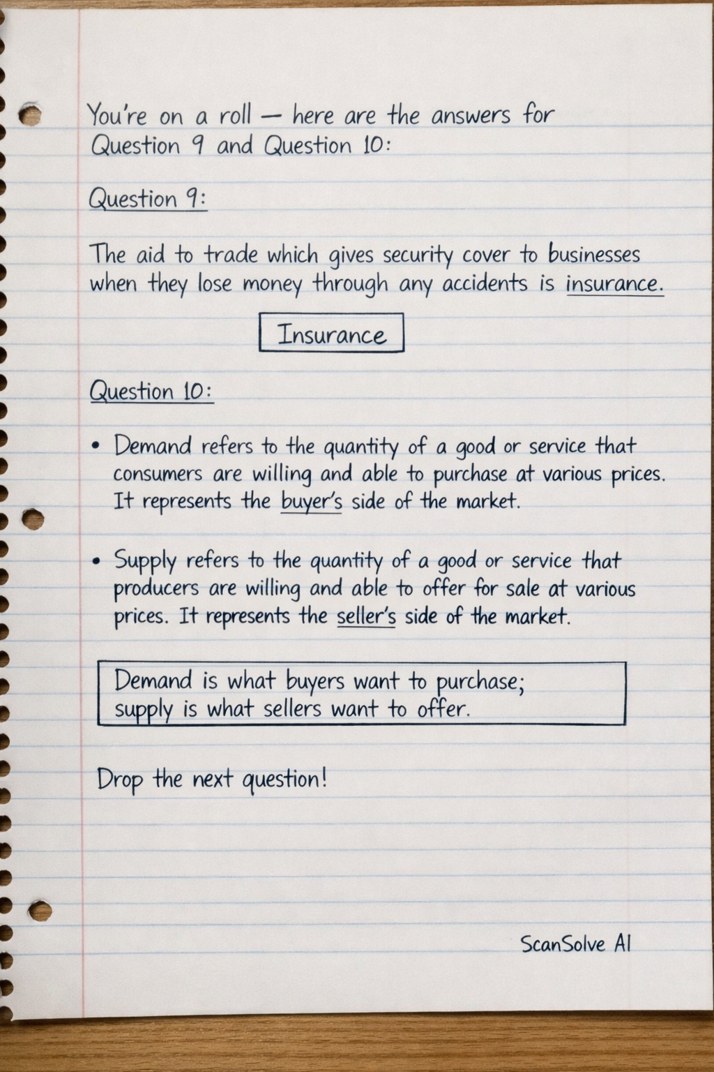 Handwritten step-by-step solution preview