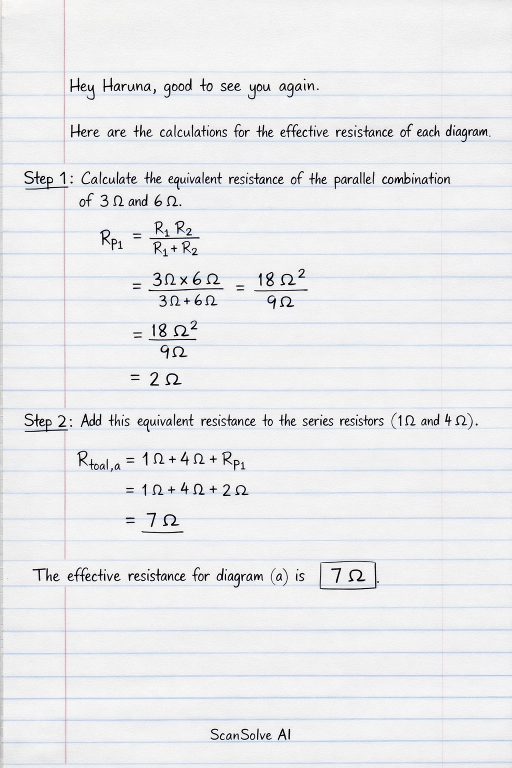 Handwritten step-by-step solution preview