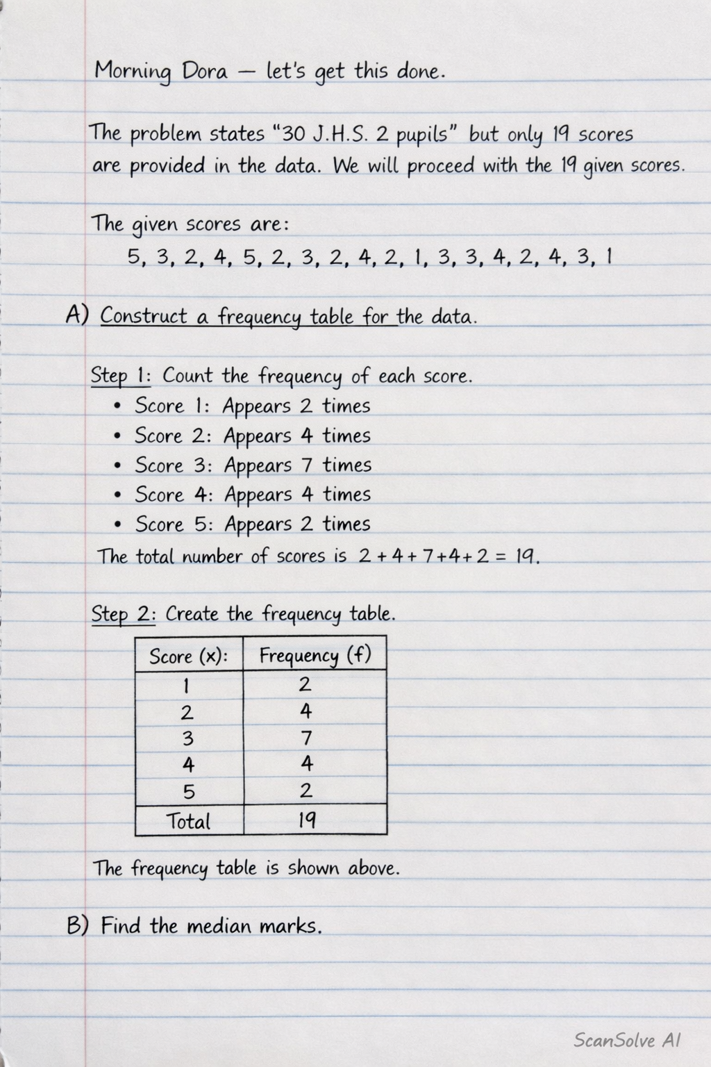Handwritten step-by-step solution preview