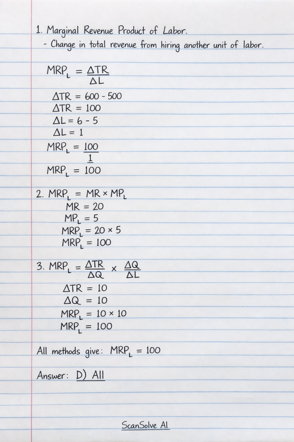 Handwritten step-by-step solution preview